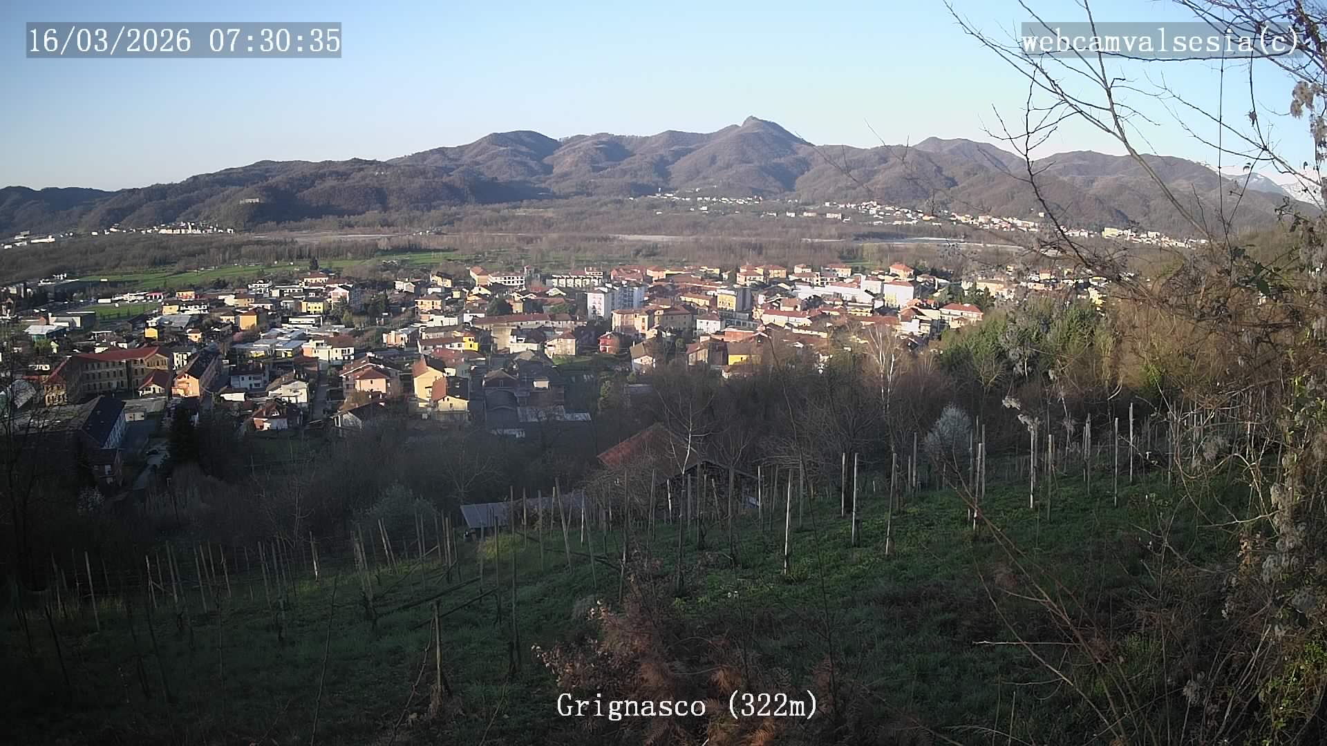 immagine della webcam nei dintorni di Gattinara: webcam Grignasco