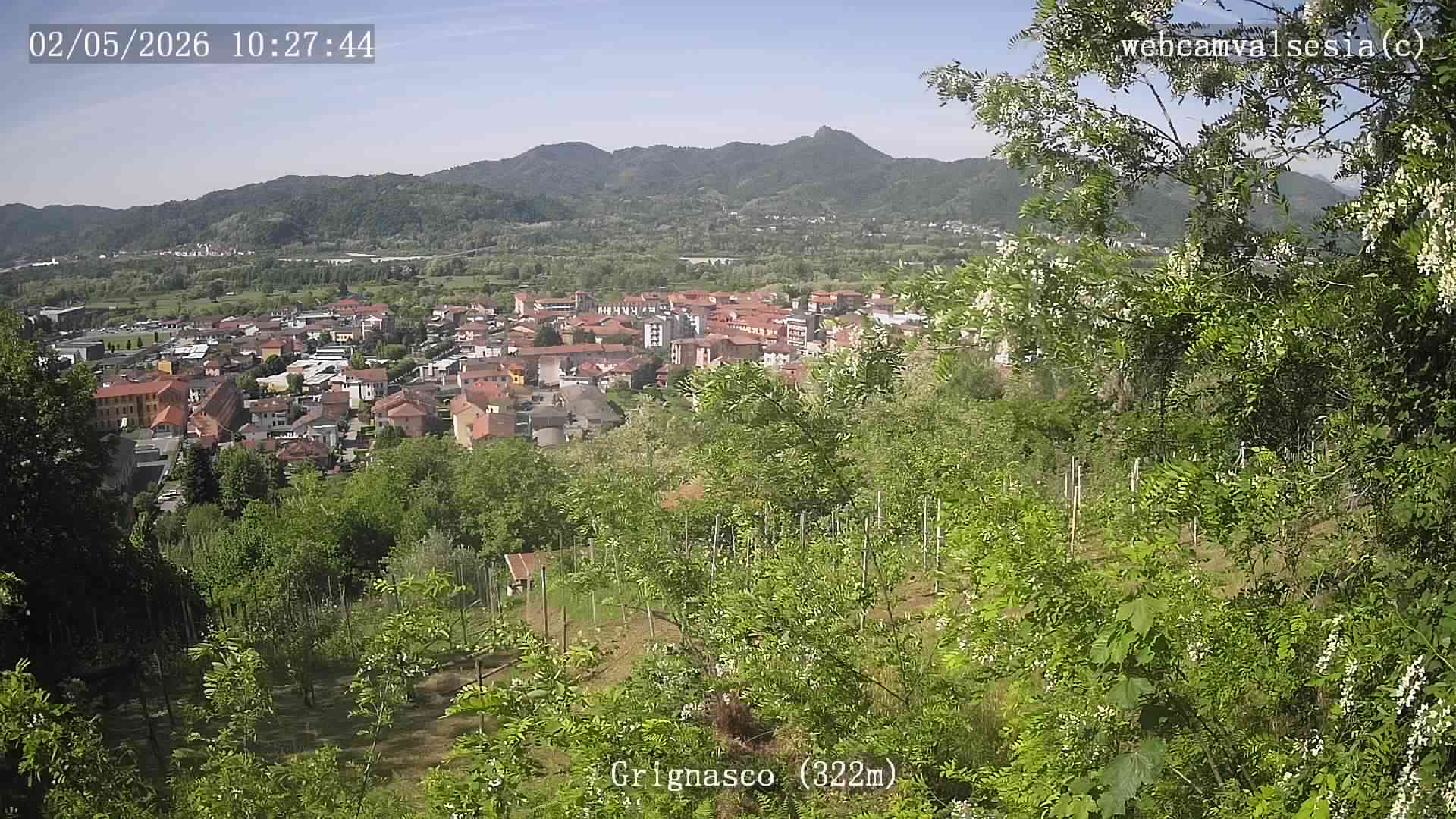 immagine della webcam nei dintorni di Cavaglio d'Agogna: webcam Grignasco