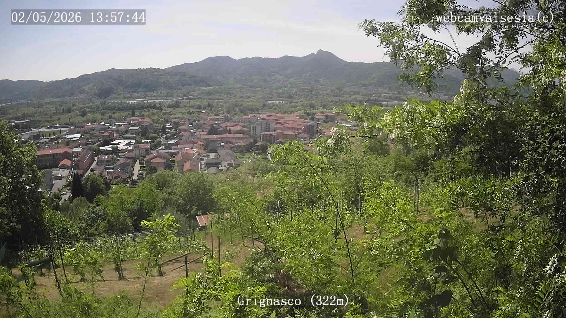 immagine della webcam nei dintorni di Comignago: webcam Grignasco