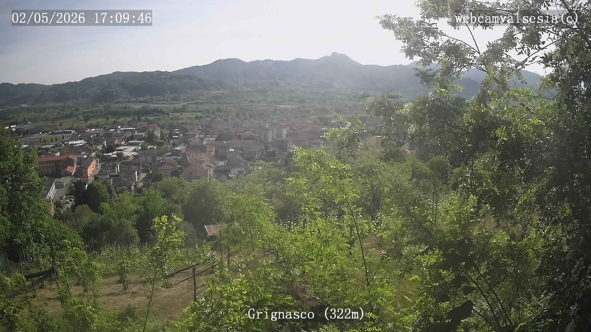 immagine della webcam nei dintorni di Fontaneto d'Agogna: webcam Grignasco