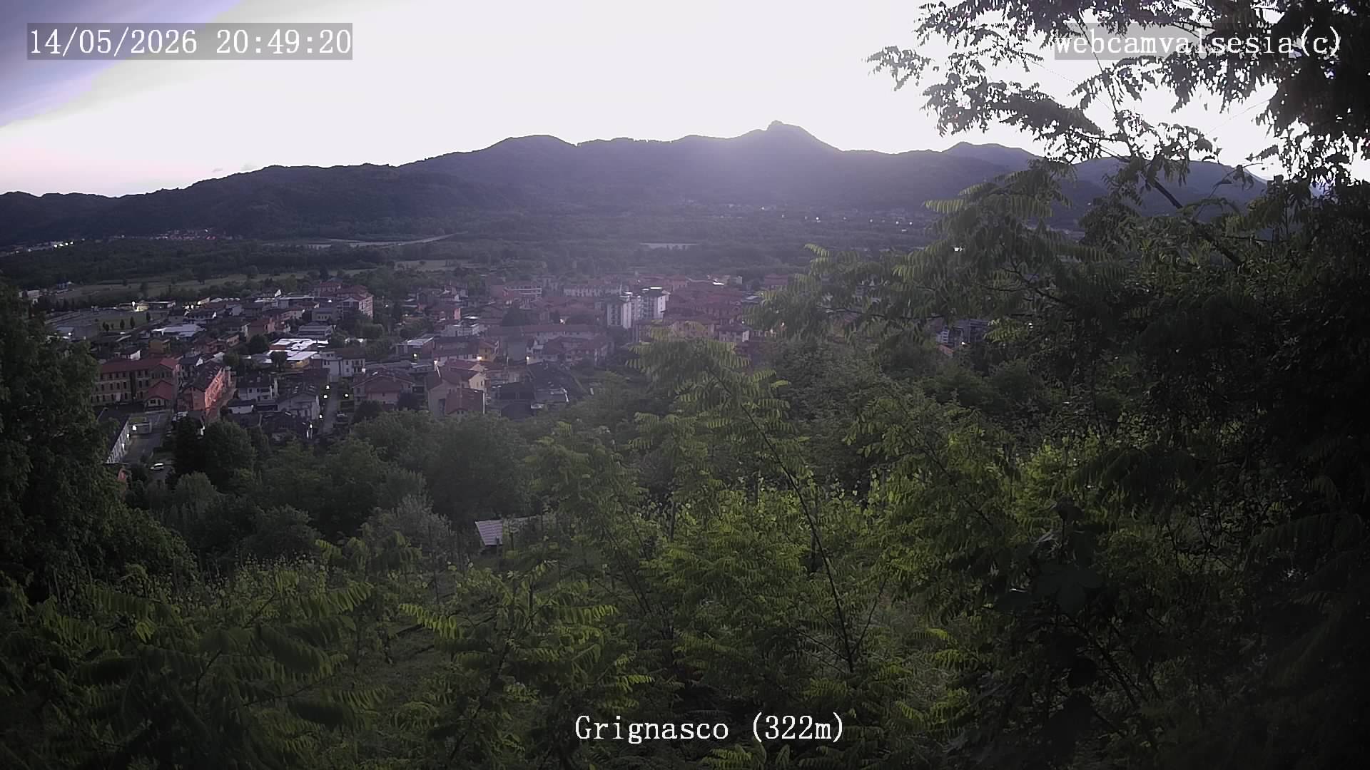 immagine della webcam nei dintorni di Cavaglio d'Agogna: webcam Grignasco