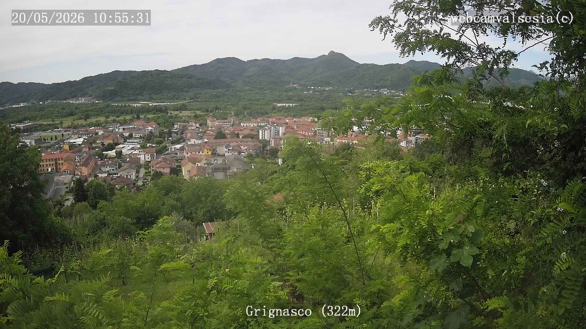 immagine della webcam nei dintorni di Quarona: webcam Grignasco