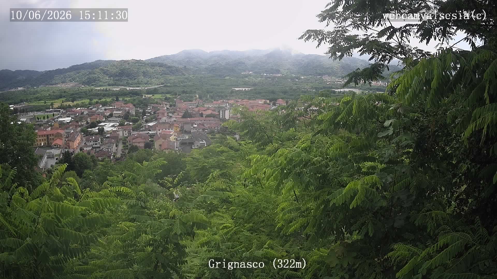 immagine della webcam nei dintorni di Borgomanero: webcam Grignasco