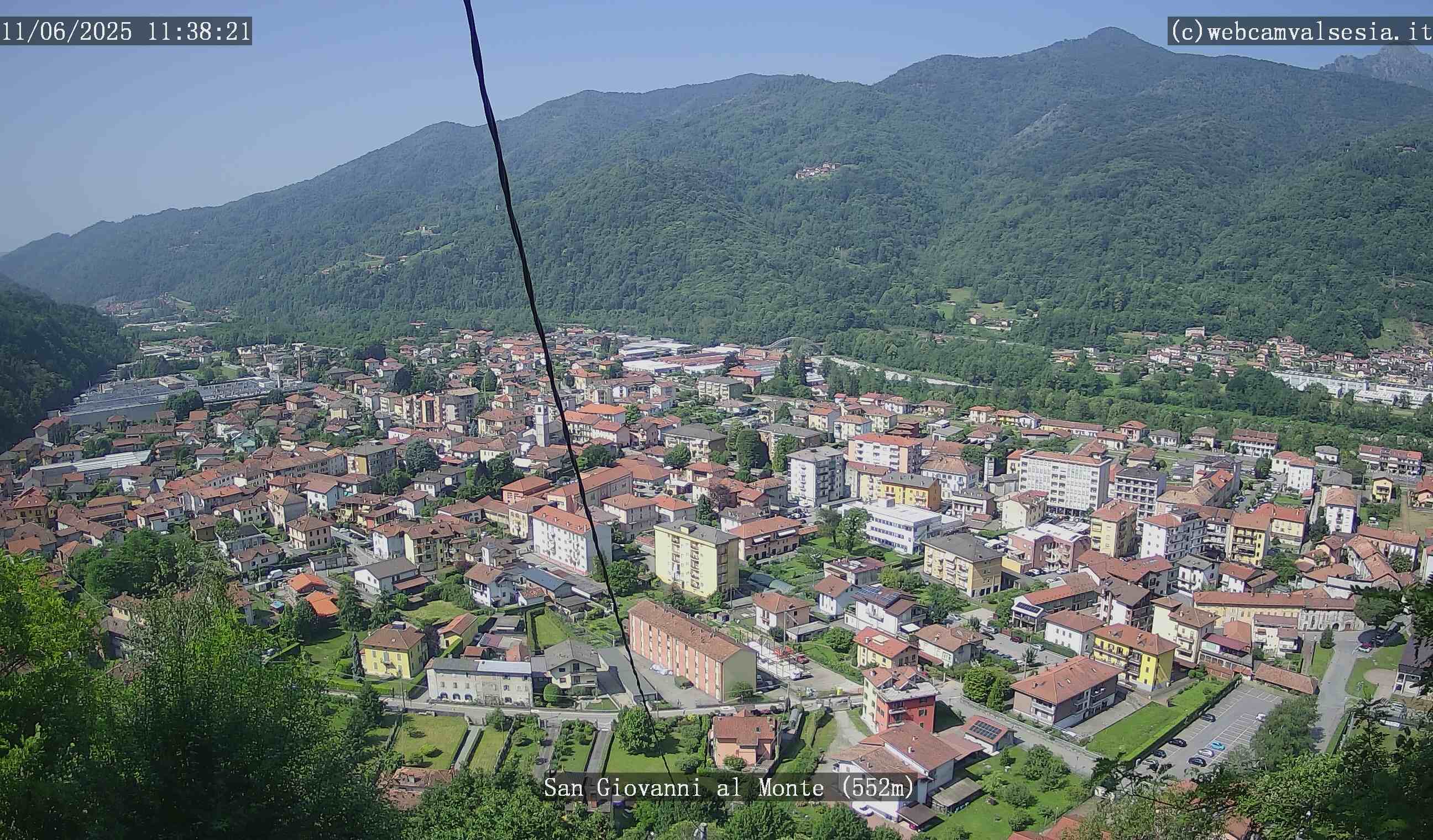 immagine della webcam nei dintorni di Fobello: webcam Quarona