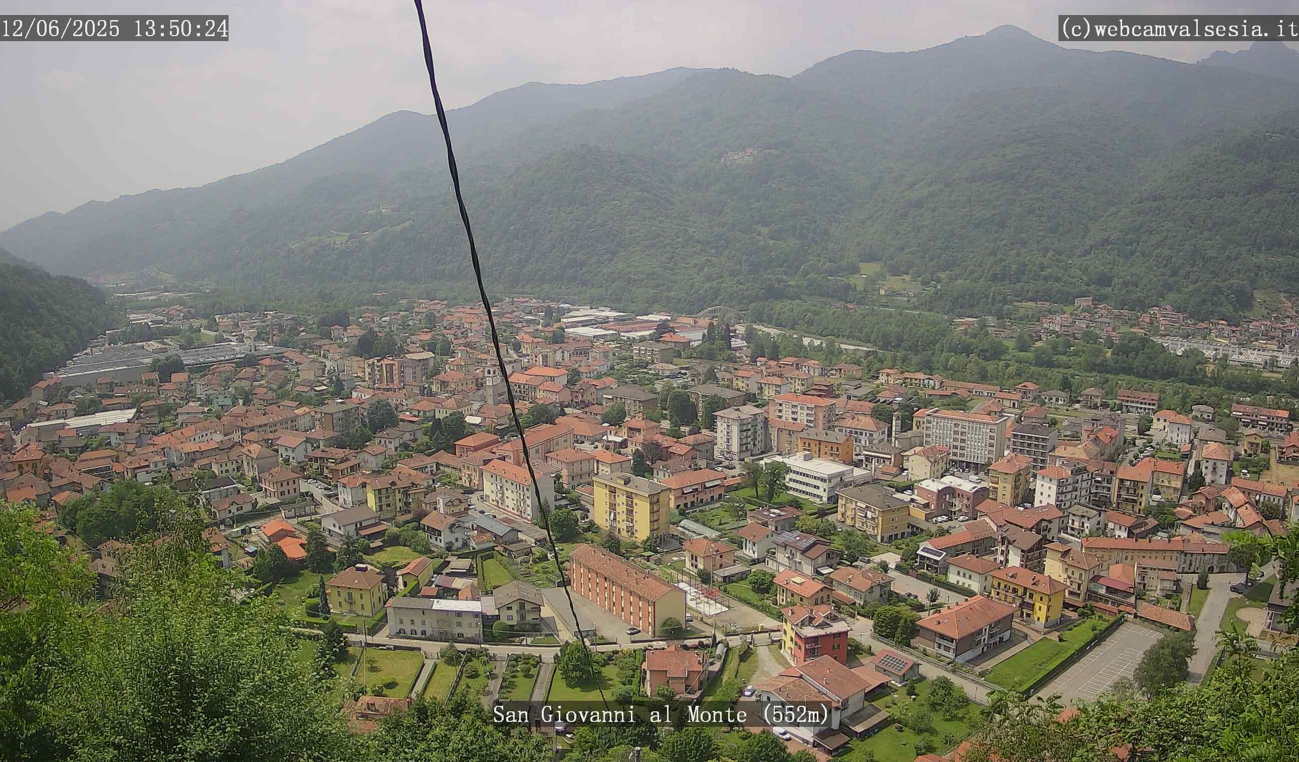 immagine della webcam nei dintorni di Fobello: webcam Quarona