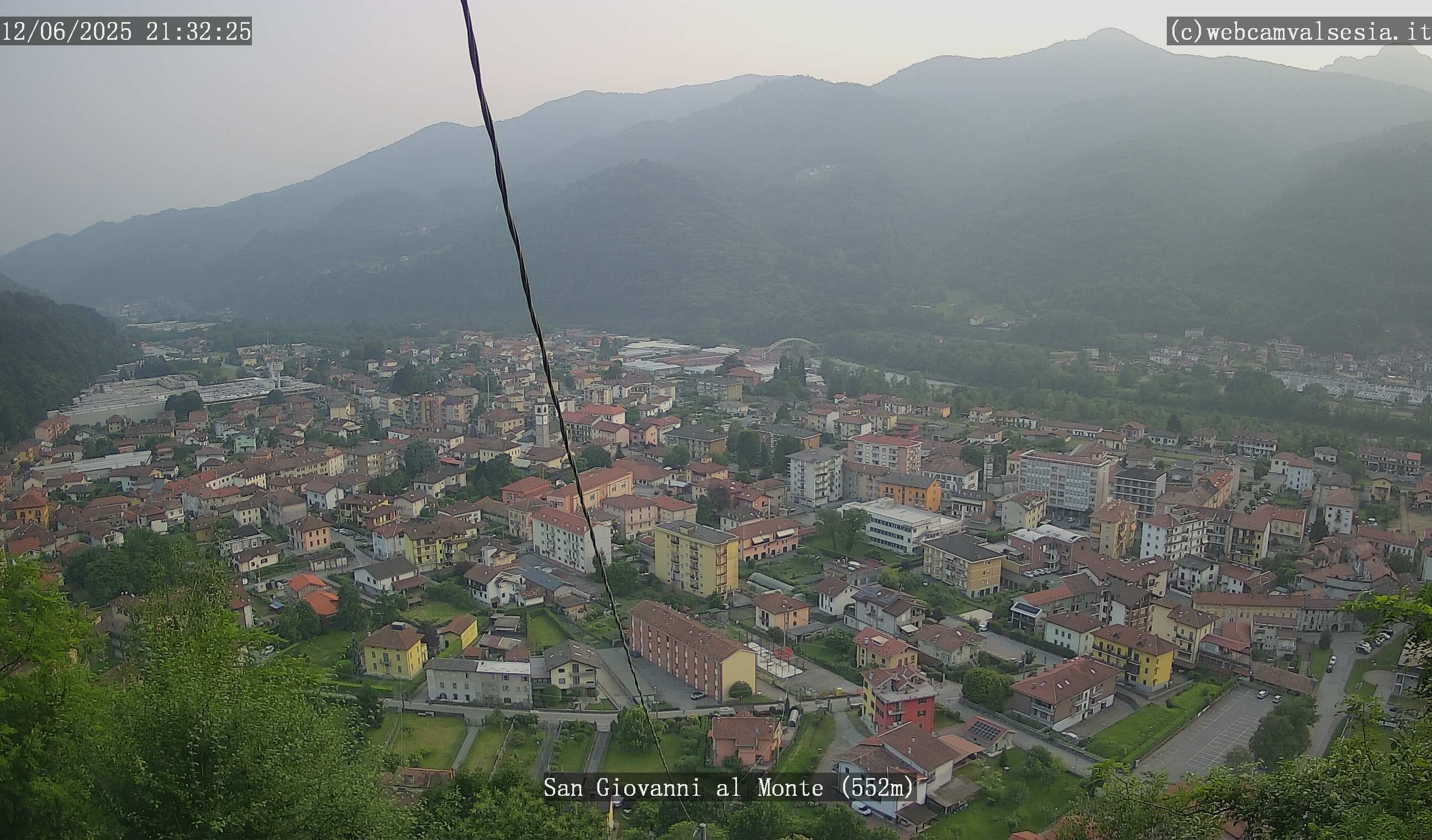 immagine della webcam nei dintorni di Fobello: webcam Quarona