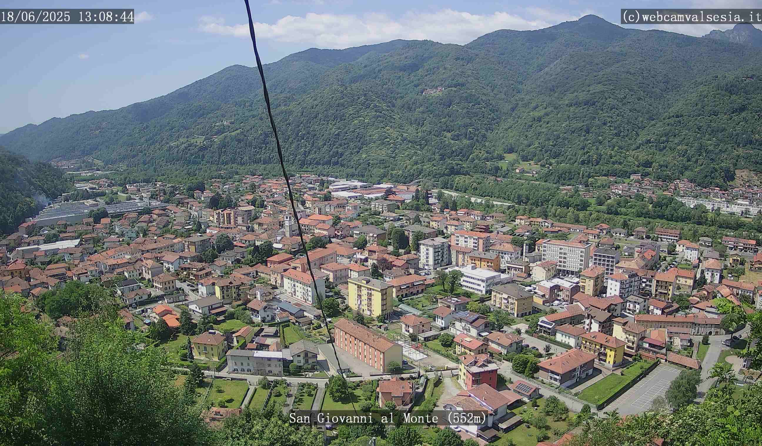 immagine della webcam nei dintorni di Lozzolo: webcam Quarona