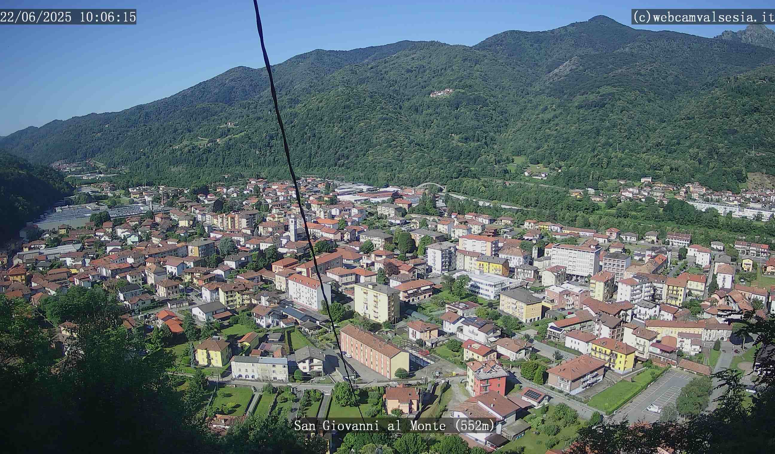 immagine della webcam nei dintorni di Portula: webcam Quarona
