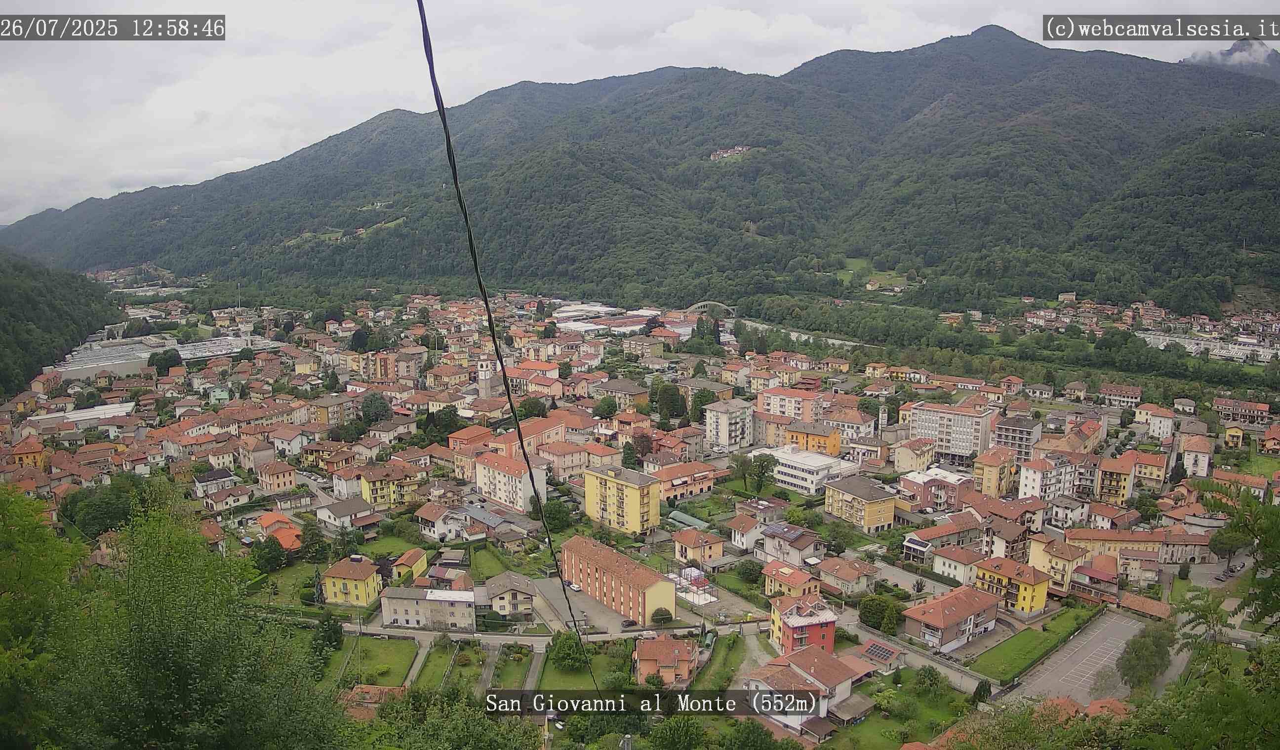immagine della webcam nei dintorni di Pila: webcam Quarona