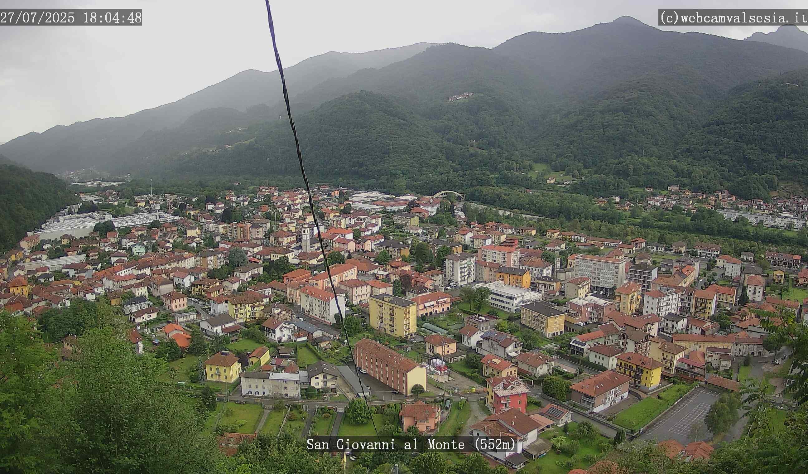 immagine della webcam nei dintorni di Portula: webcam Quarona