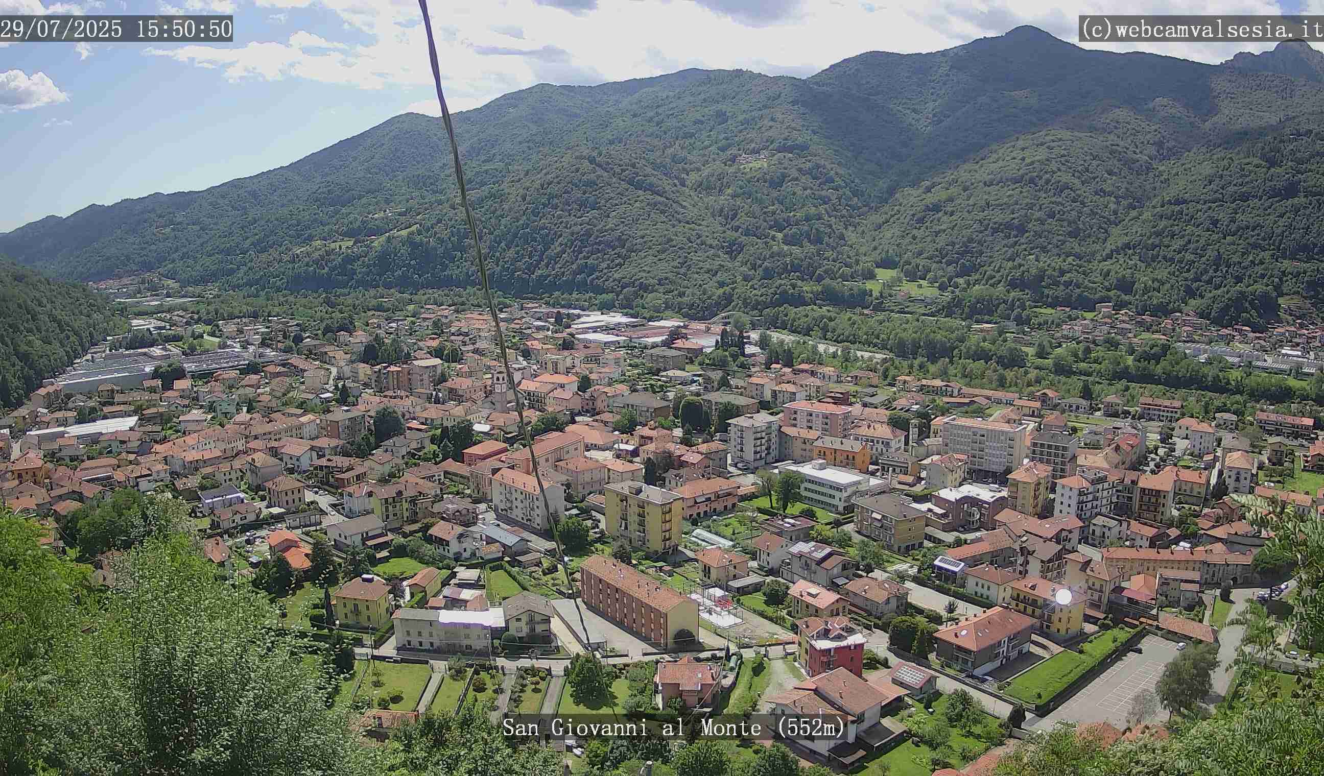 immagine della webcam nei dintorni di Fobello: webcam Quarona