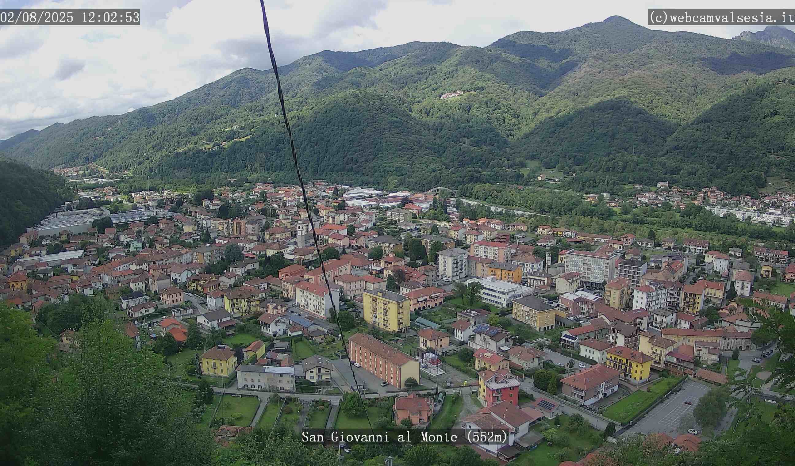 immagine della webcam nei dintorni di Piode: webcam Quarona