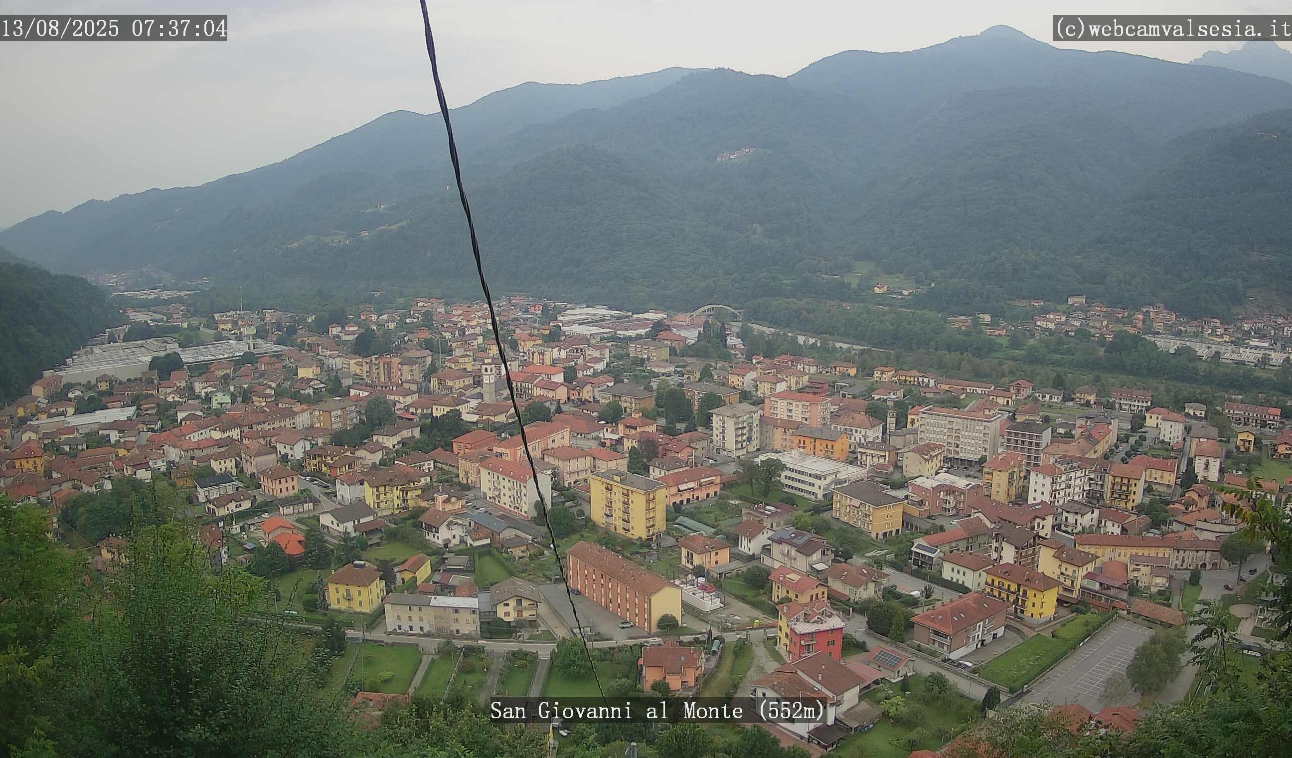 immagine della webcam nei dintorni di Fobello: webcam Quarona