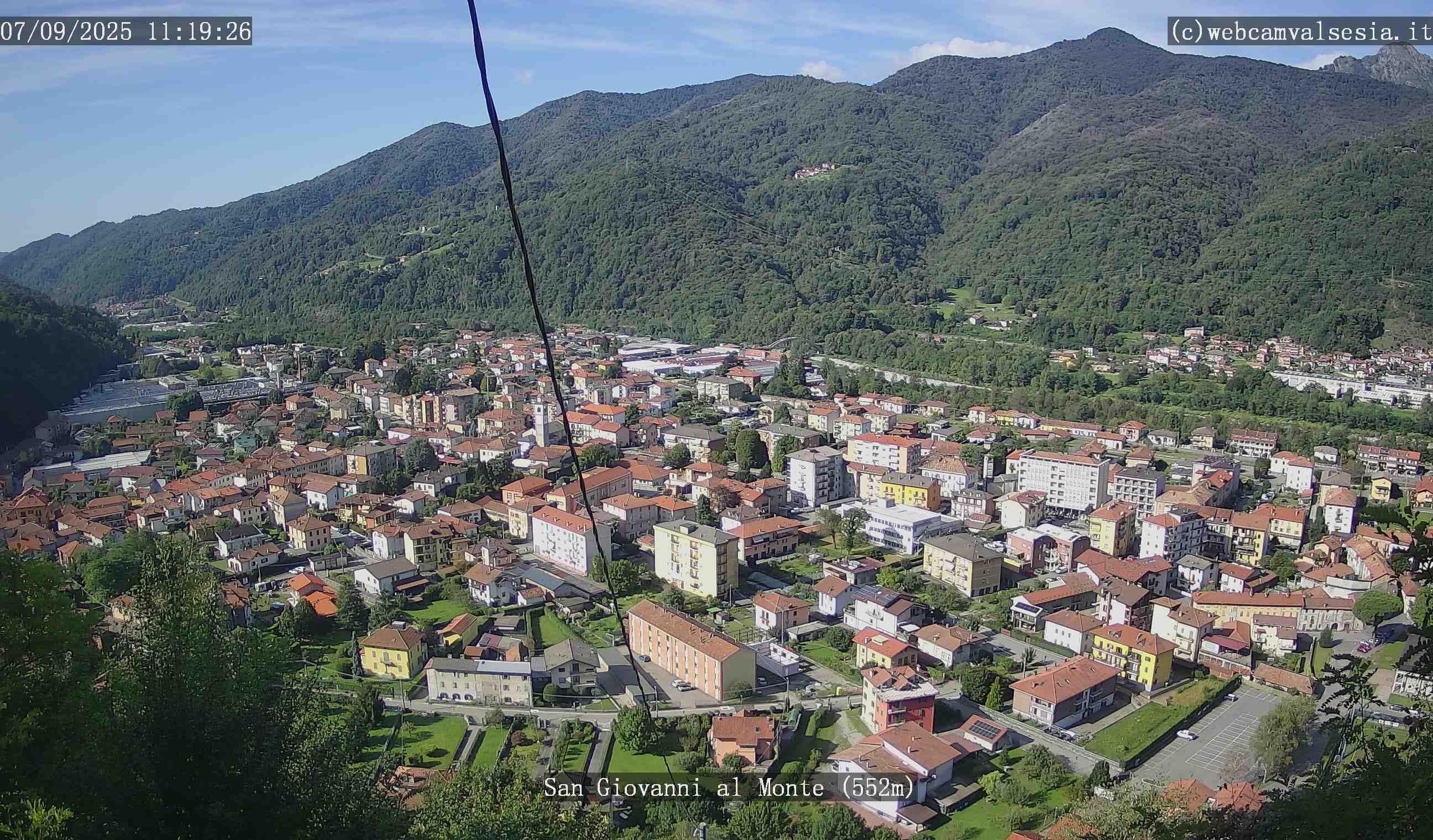 immagine della webcam nei dintorni di Scopa: webcam Quarona