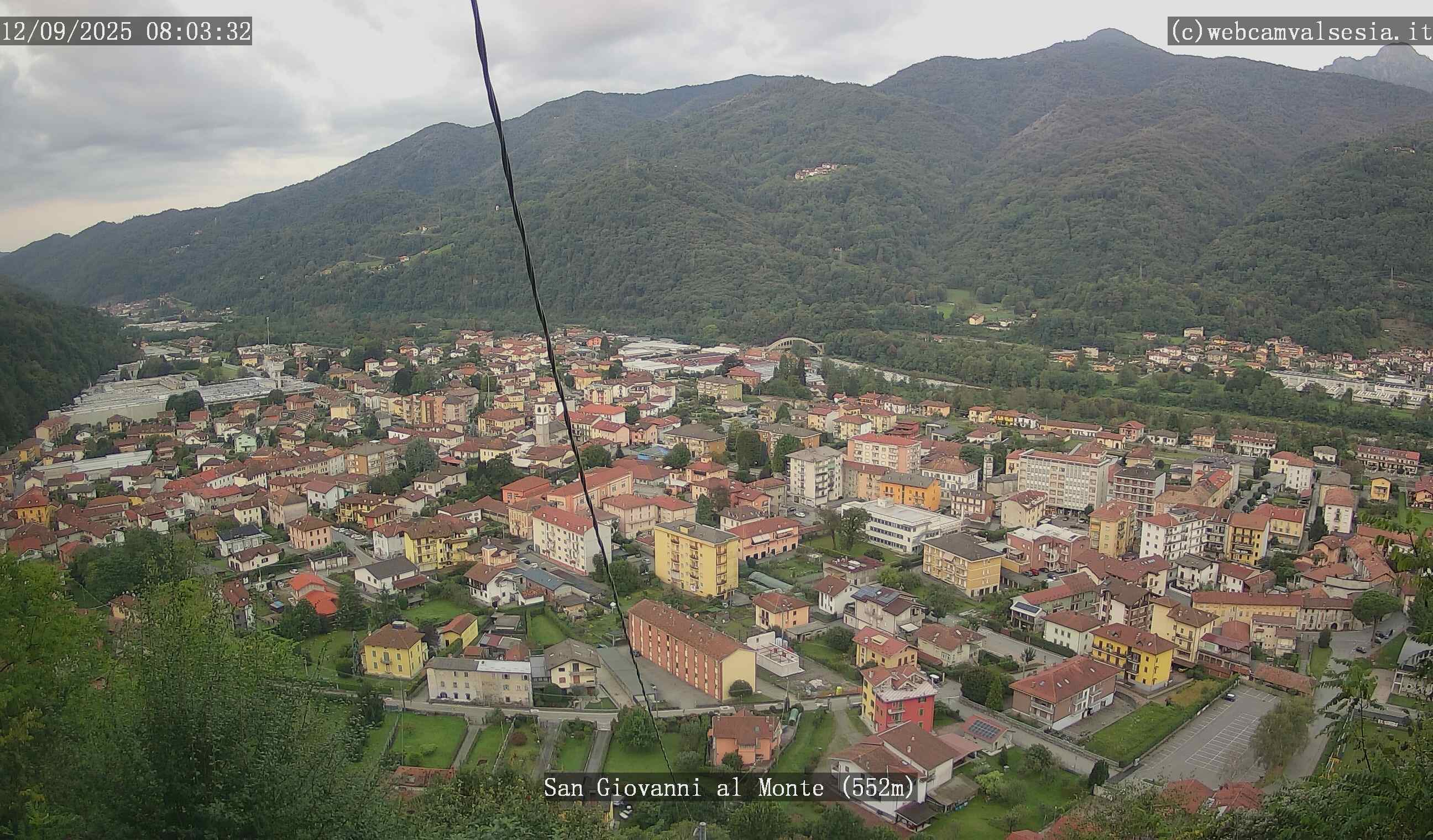 immagine della webcam nei dintorni di Borgosesia: webcam Quarona