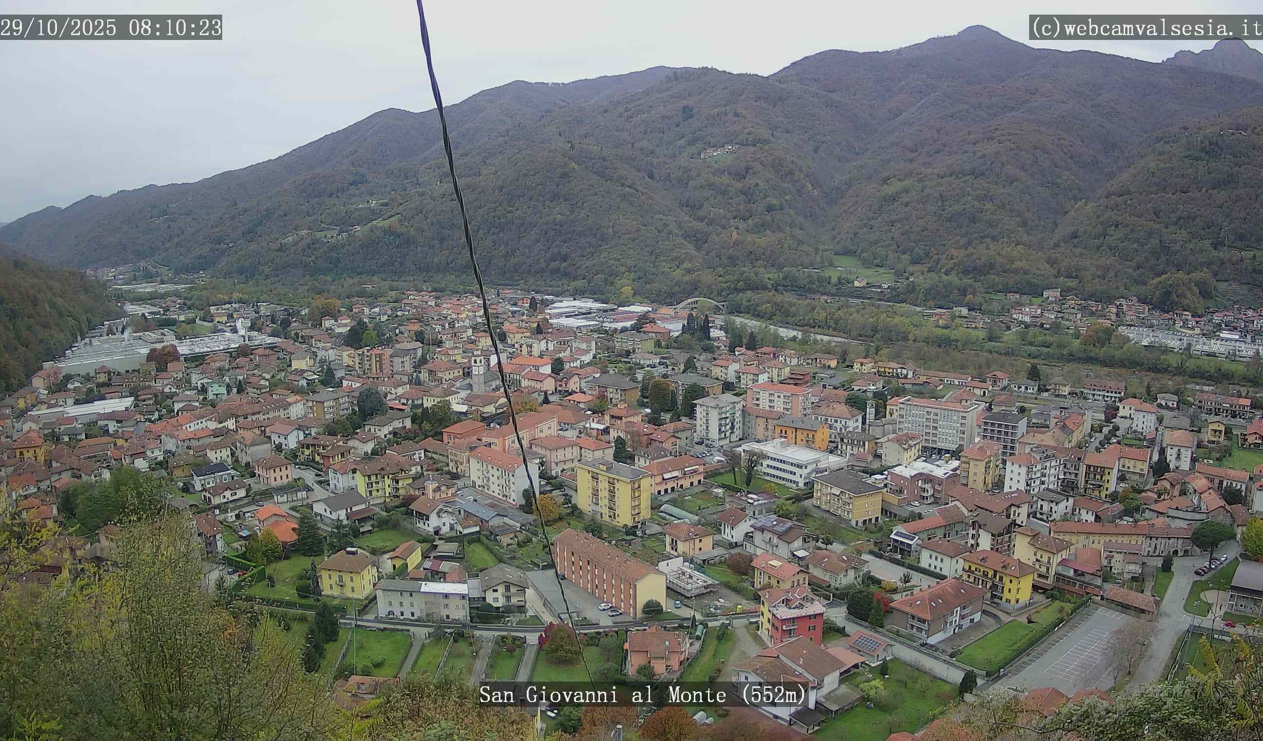 immagine della webcam nei dintorni di Bielmonte: webcam Quarona