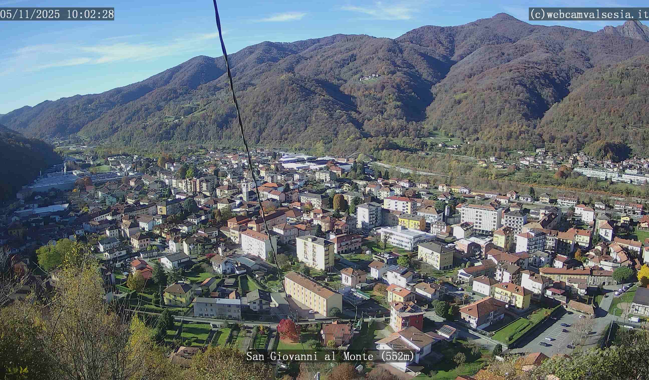 immagine della webcam nei dintorni di Pella: webcam Quarona