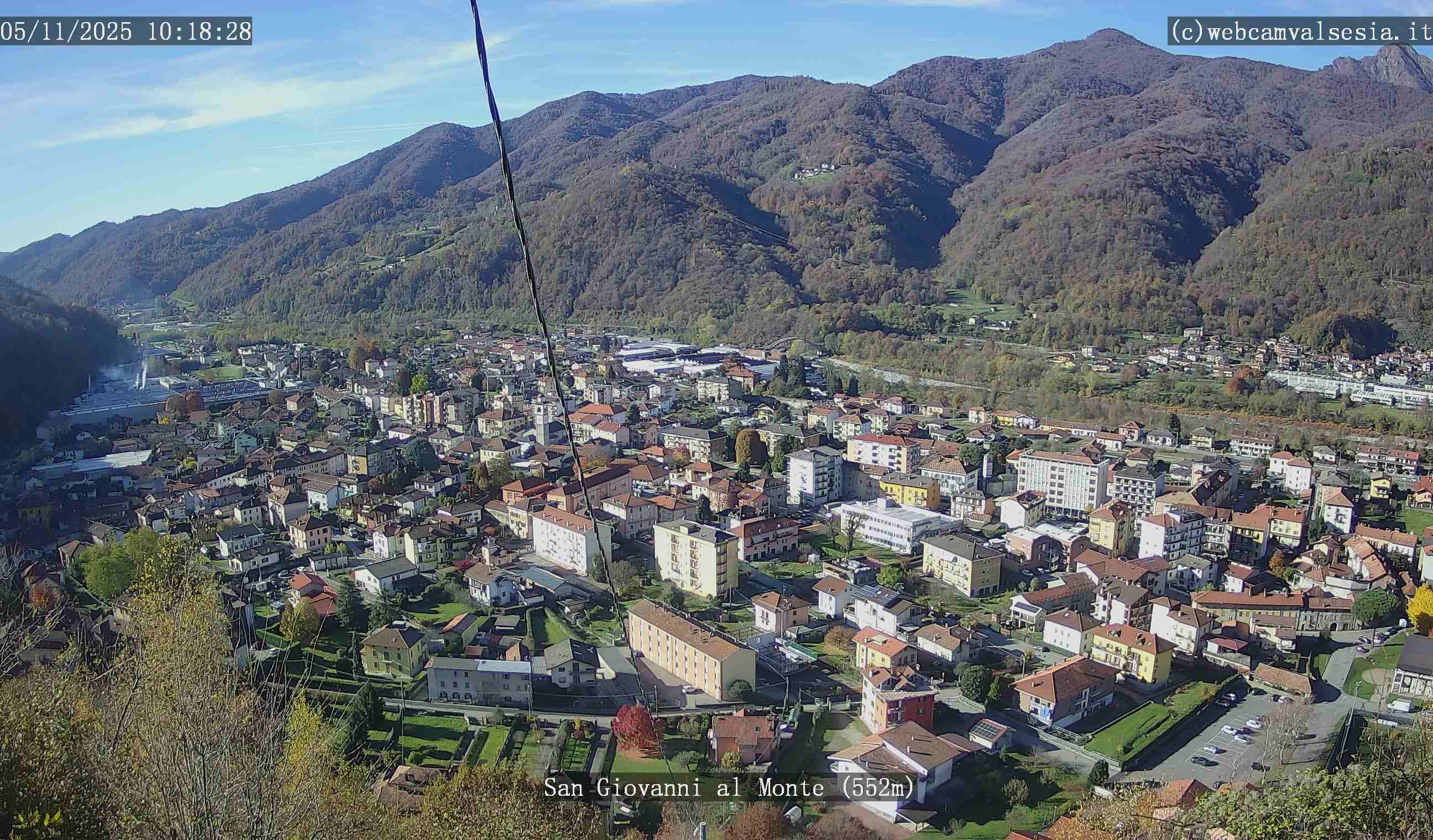 immagine della webcam nei dintorni di Scopa: webcam Quarona