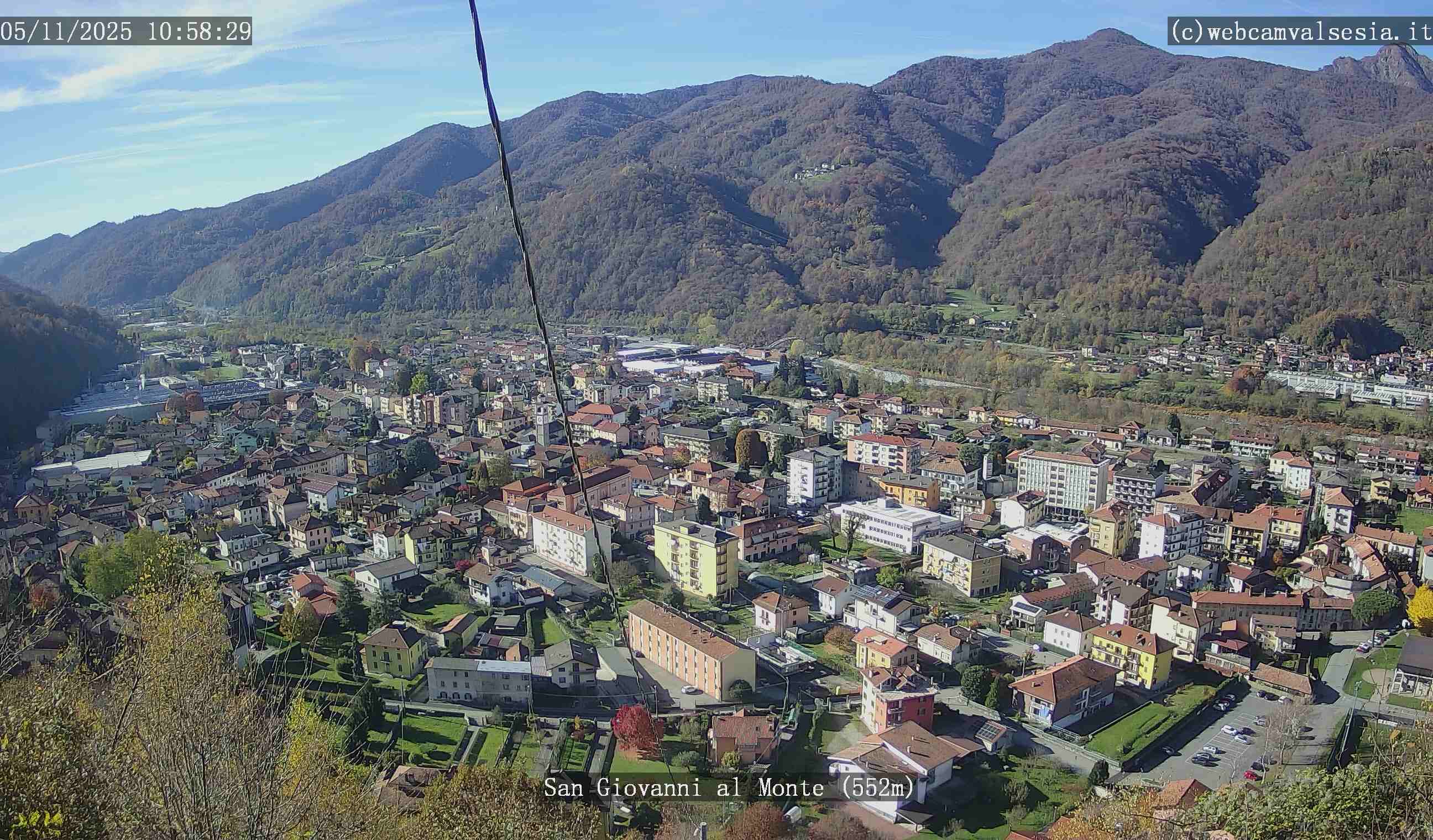 immagine della webcam nei dintorni di Cavaglio d'Agogna: webcam Quarona