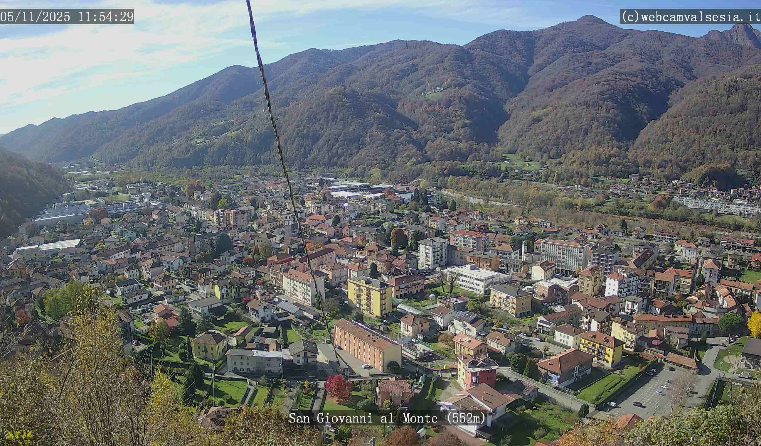 immagine della webcam nei dintorni di Gattinara: webcam Quarona