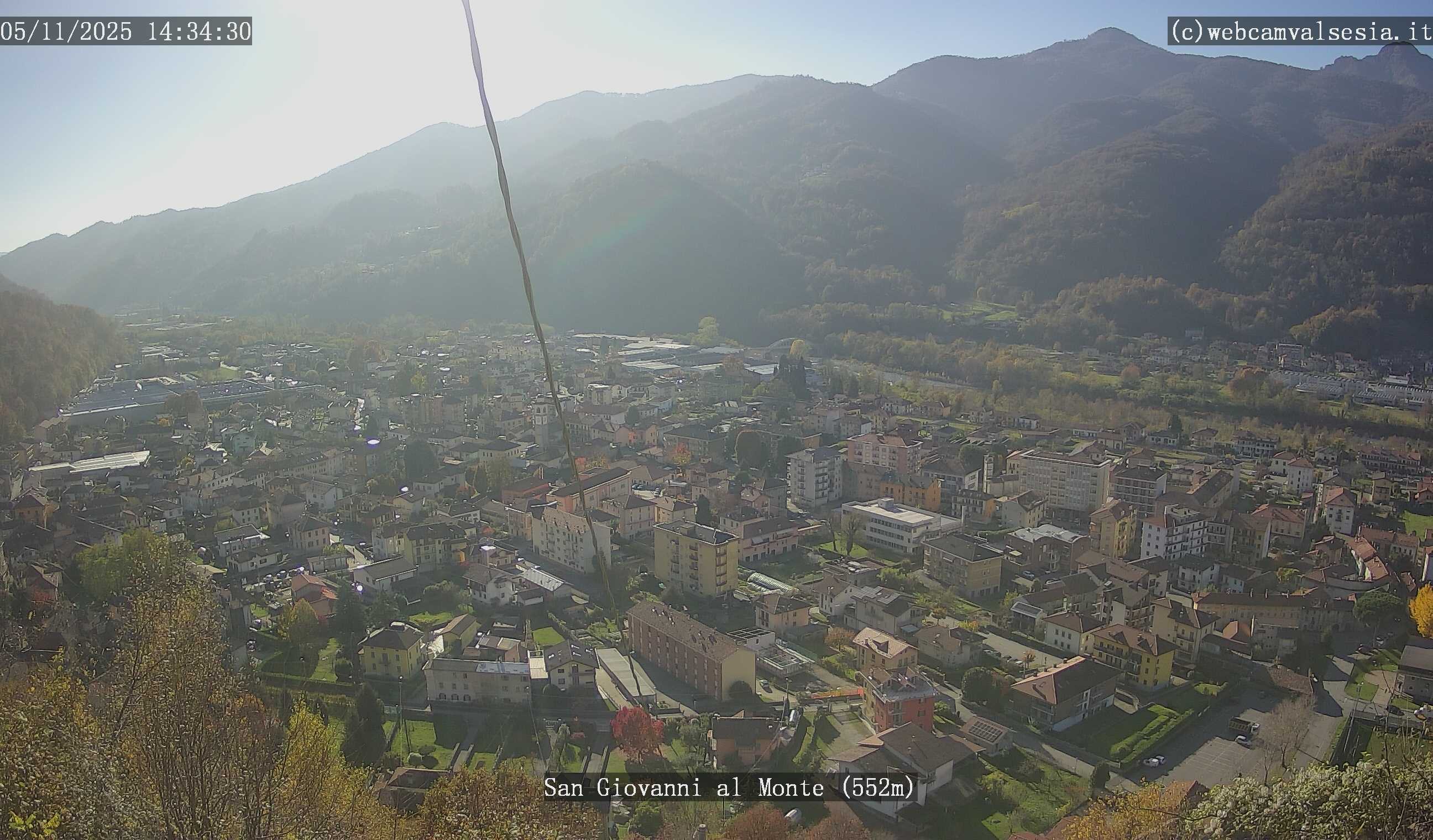 immagine della webcam nei dintorni di Gattinara: webcam Quarona