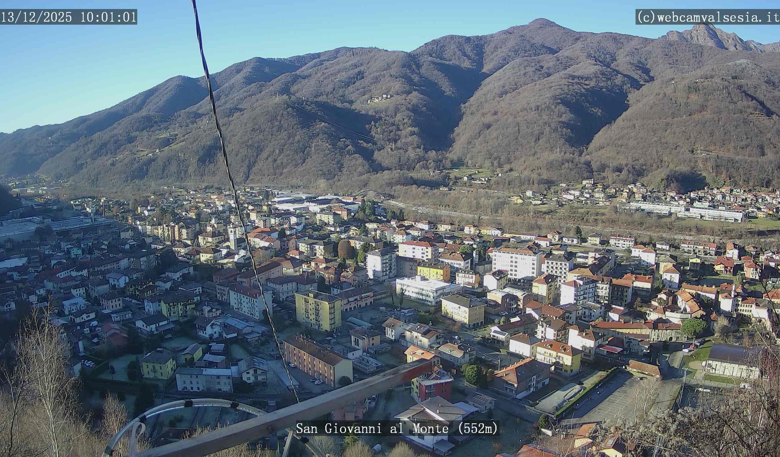 immagine della webcam nei dintorni di Bielmonte: webcam Quarona