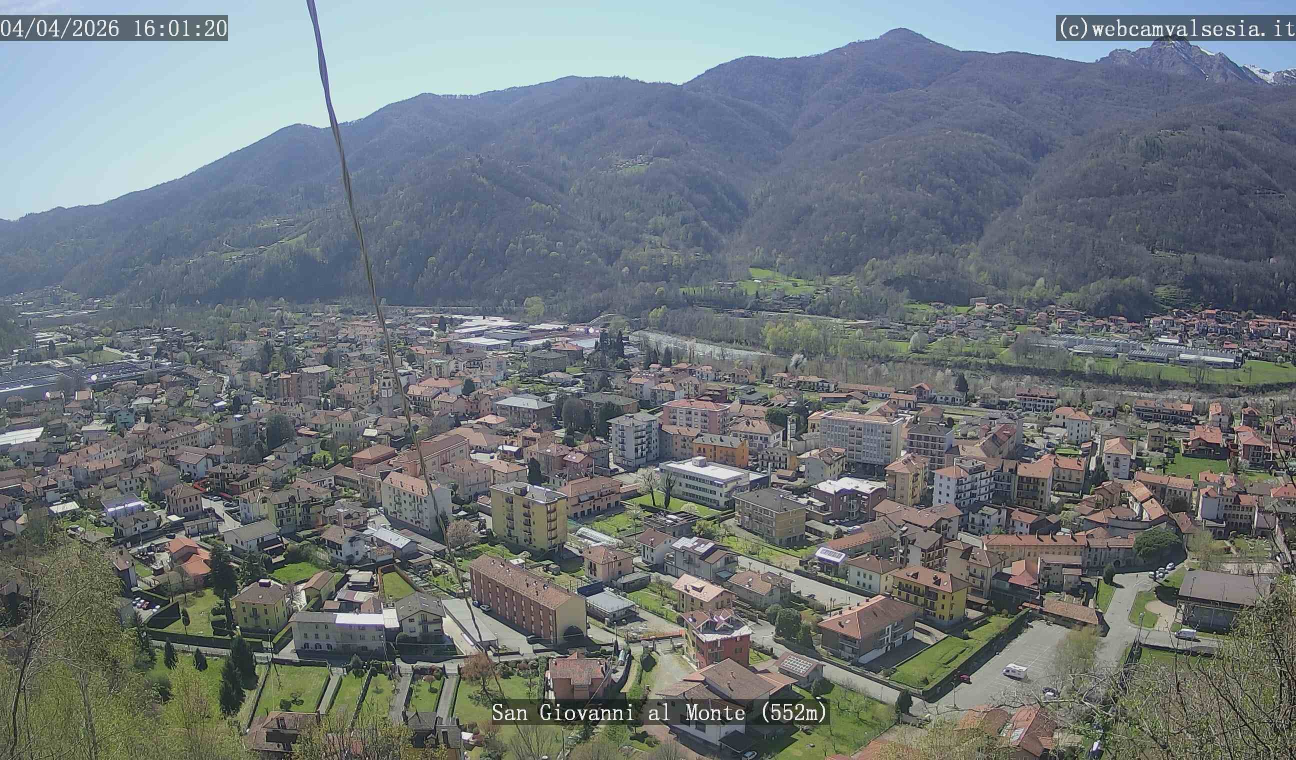 immagine della webcam nei dintorni di Pila: webcam Quarona