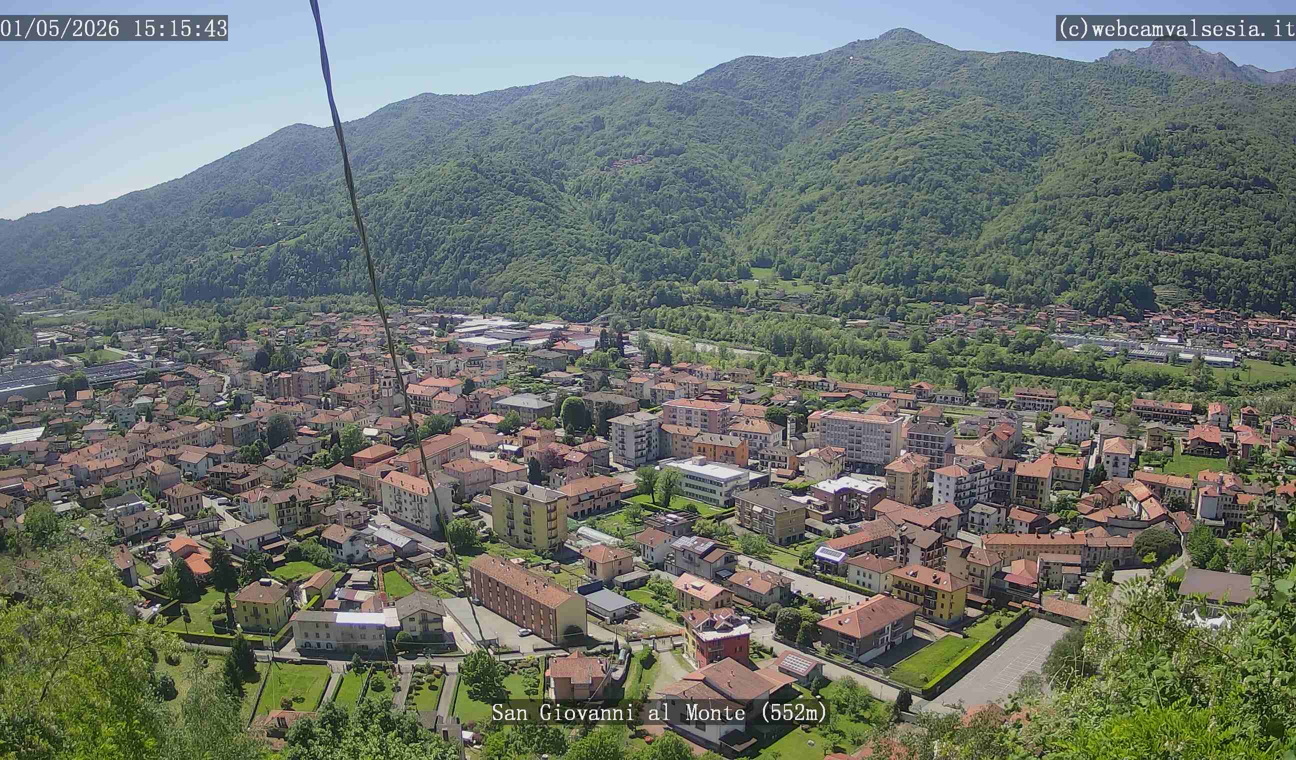immagine della webcam nei dintorni di Piode: webcam Quarona