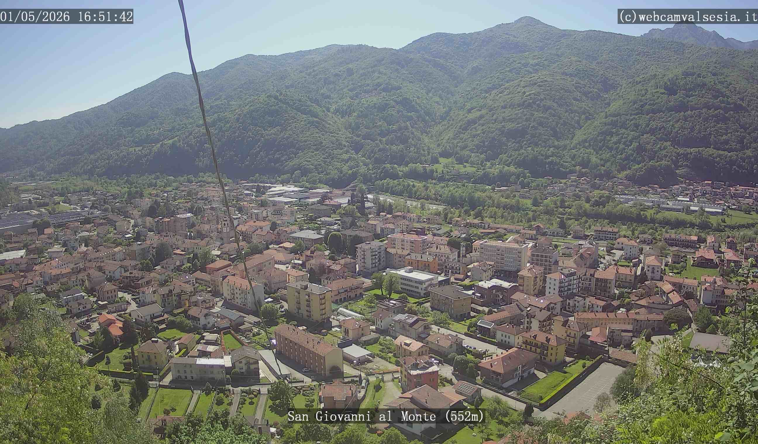 immagine della webcam nei dintorni di Scopello: webcam Quarona