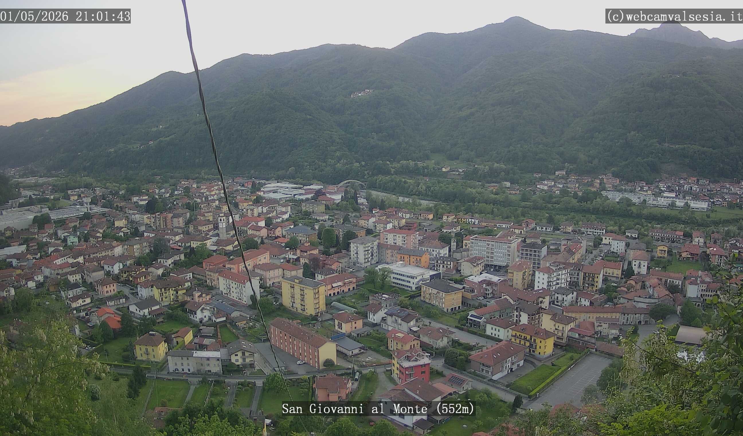 immagine della webcam nei dintorni di Fobello: webcam Quarona
