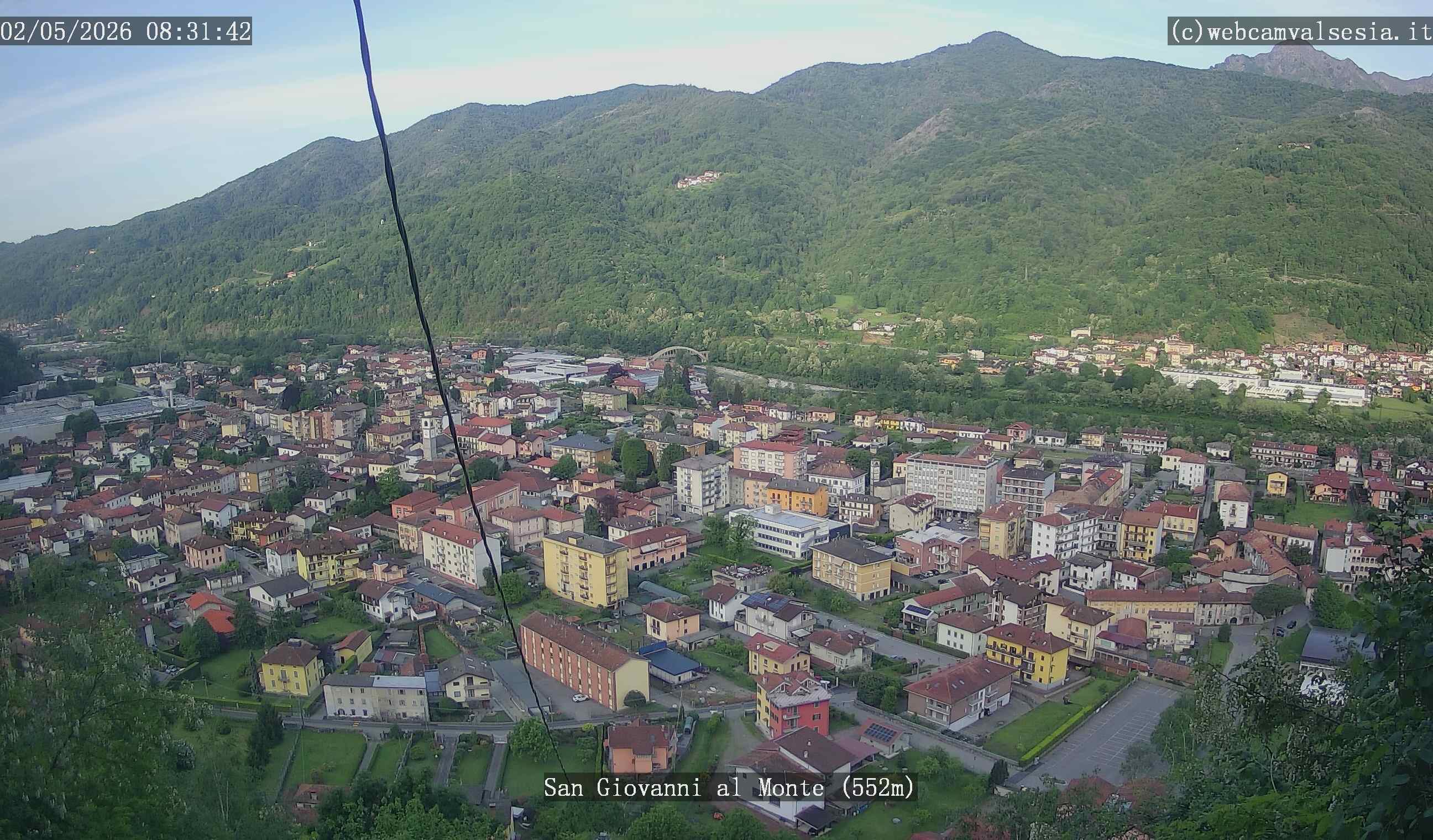 immagine della webcam nei dintorni di Alpe di Mera: webcam Quarona