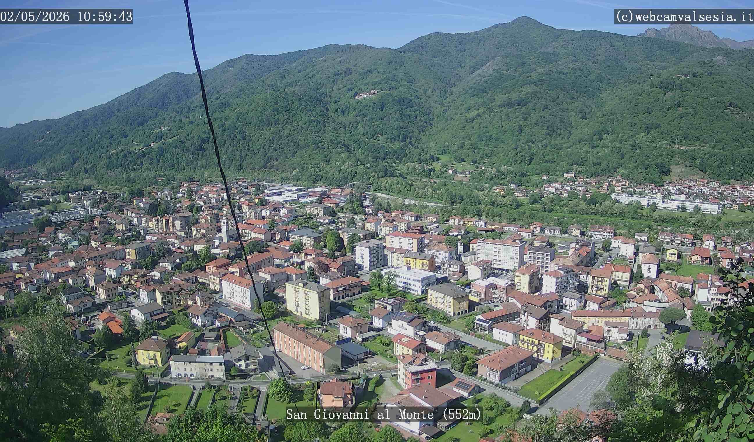 immagine della webcam nei dintorni di Grignasco: webcam Quarona