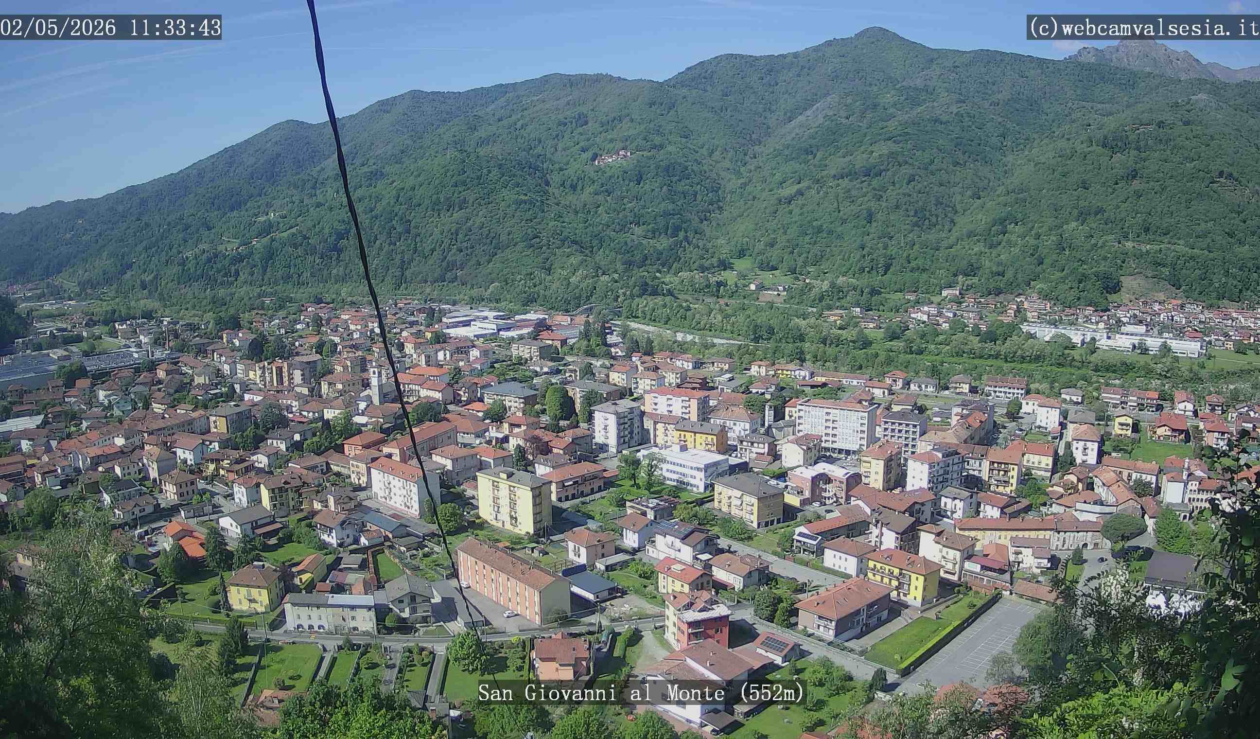 immagine della webcam nei dintorni di Cavaglio d'Agogna: webcam Quarona