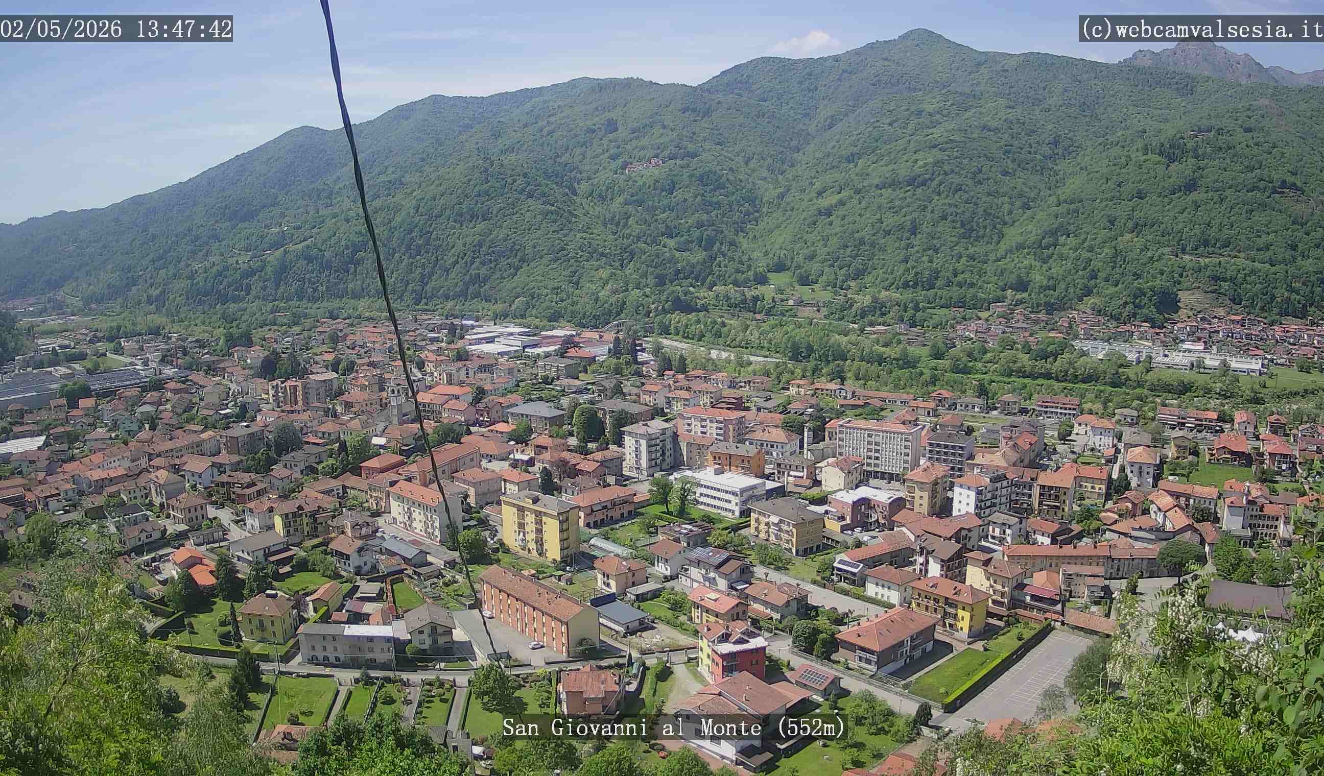immagine della webcam nei dintorni di Pella: webcam Quarona