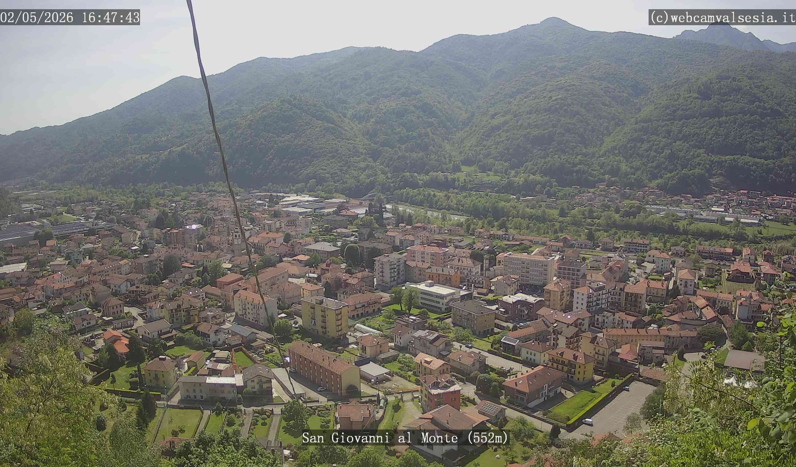 immagine della webcam nei dintorni di Alpe di Mera: webcam Quarona