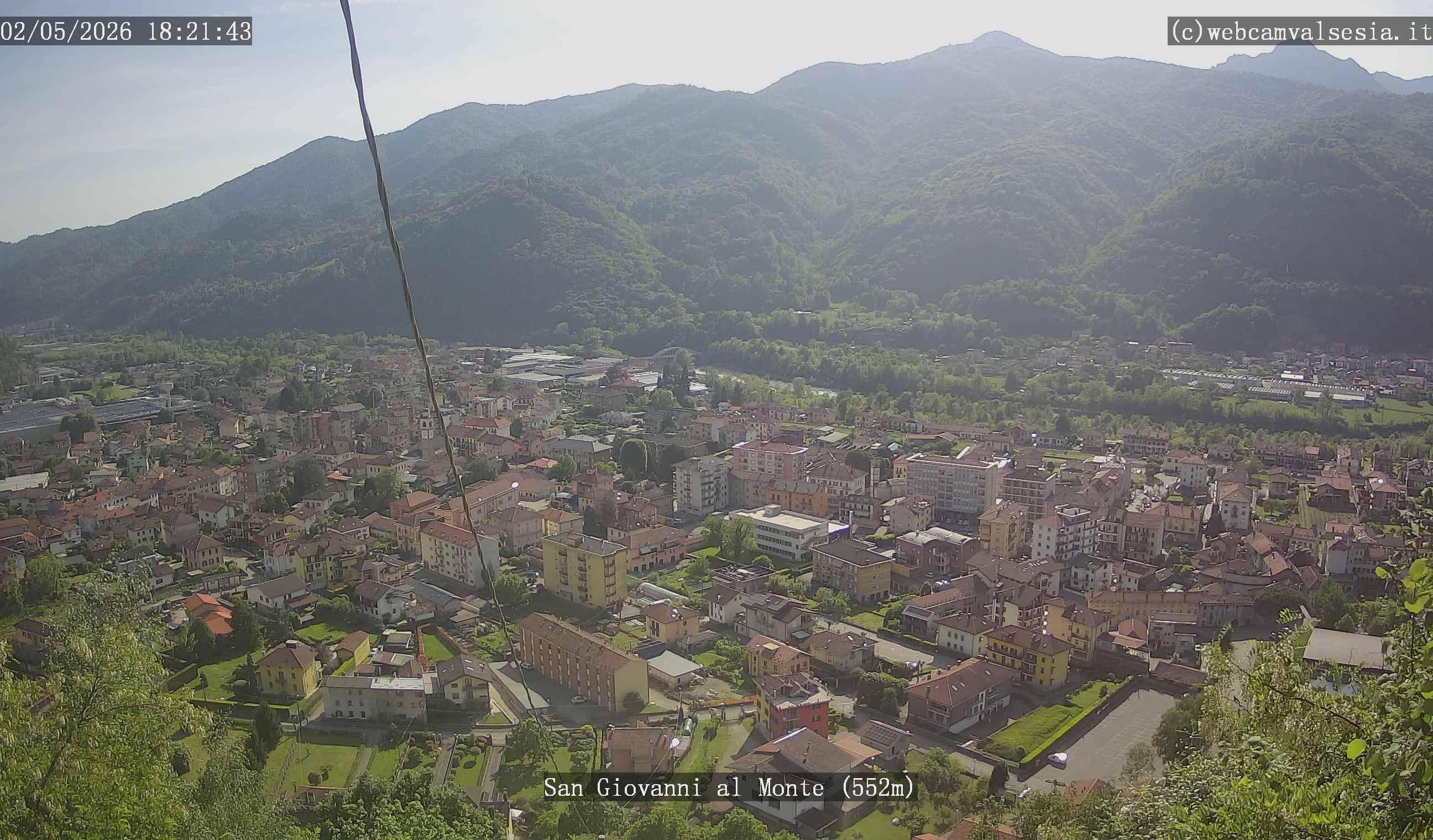 immagine della webcam nei dintorni di Fontaneto d'Agogna: webcam Quarona