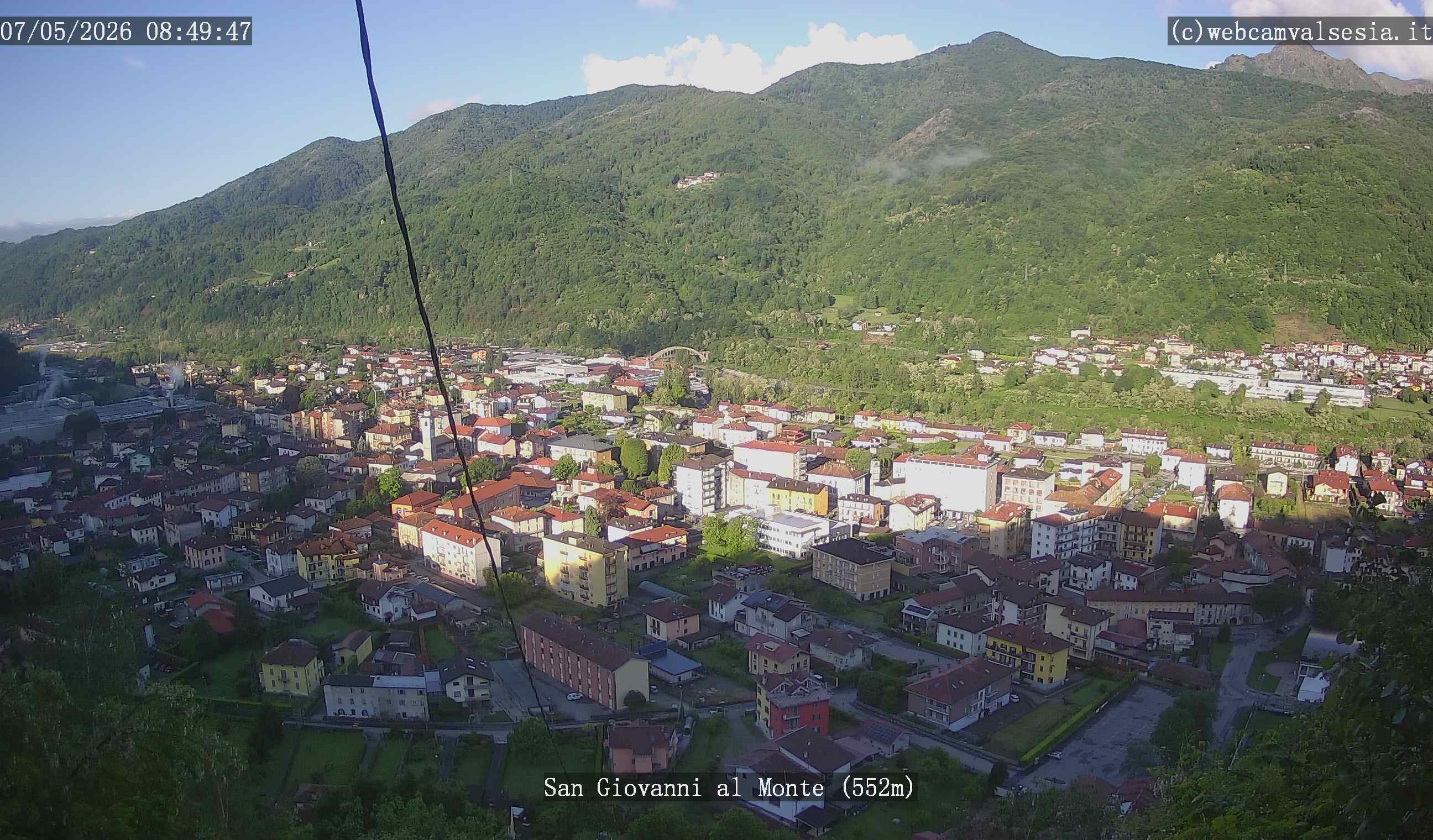 immagine della webcam nei dintorni di Alpe di Mera: webcam Quarona