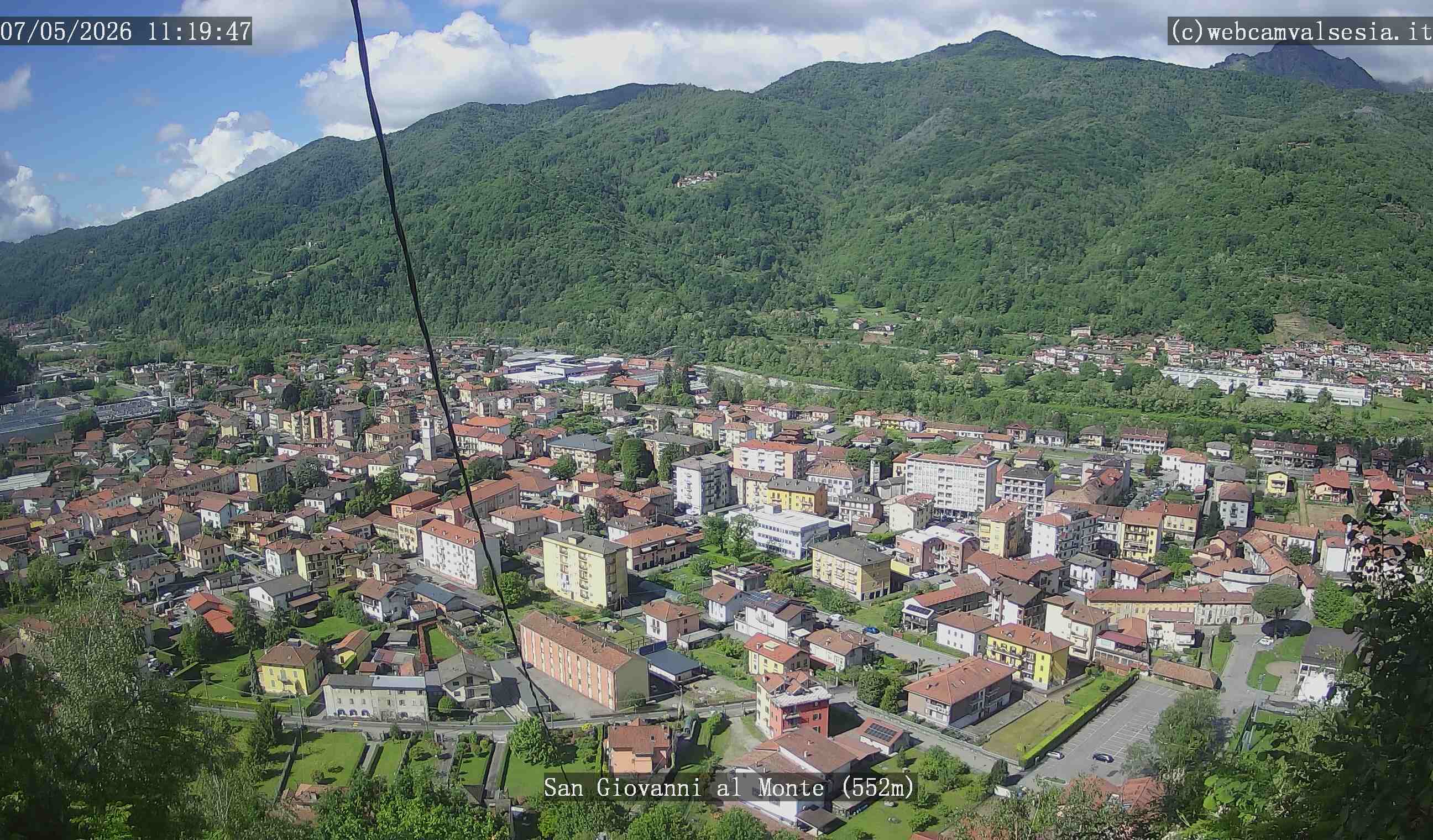 immagine della webcam nei dintorni di Alpe di Mera: webcam Quarona