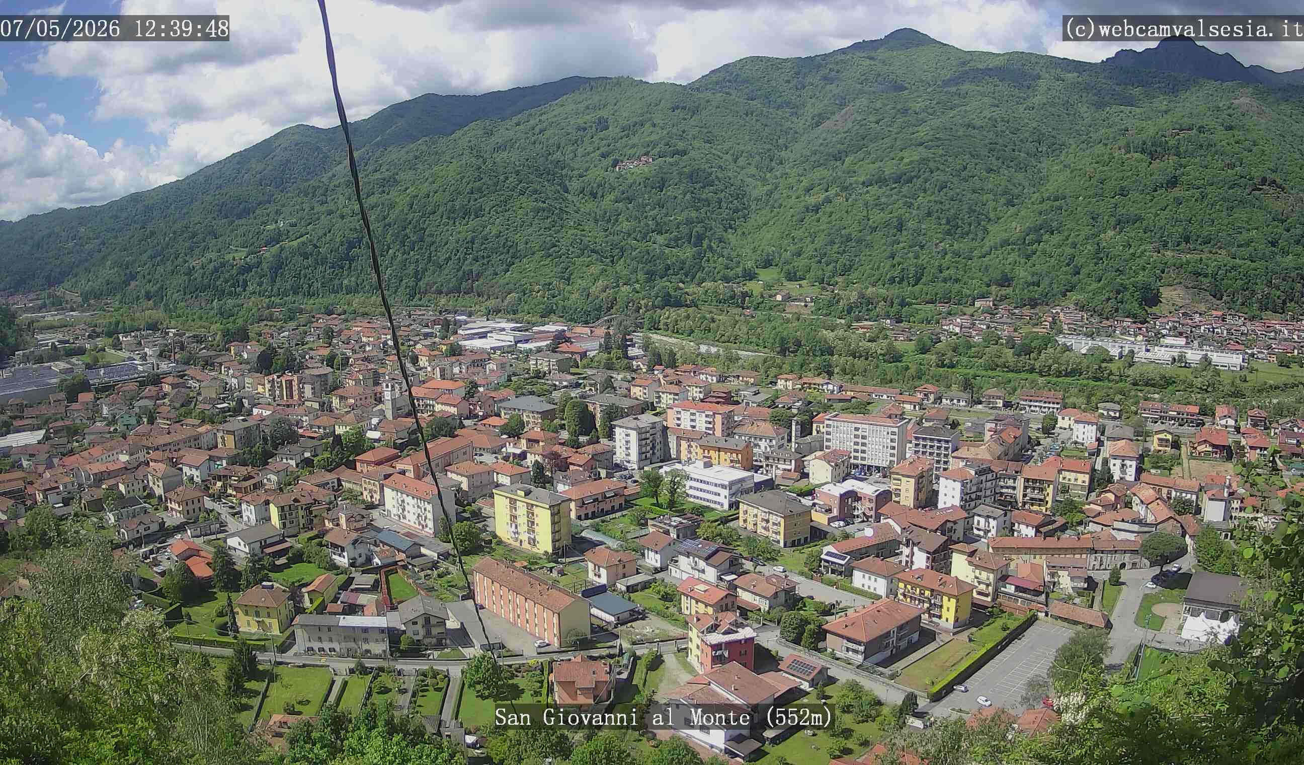 immagine della webcam nei dintorni di Grignasco: webcam Quarona
