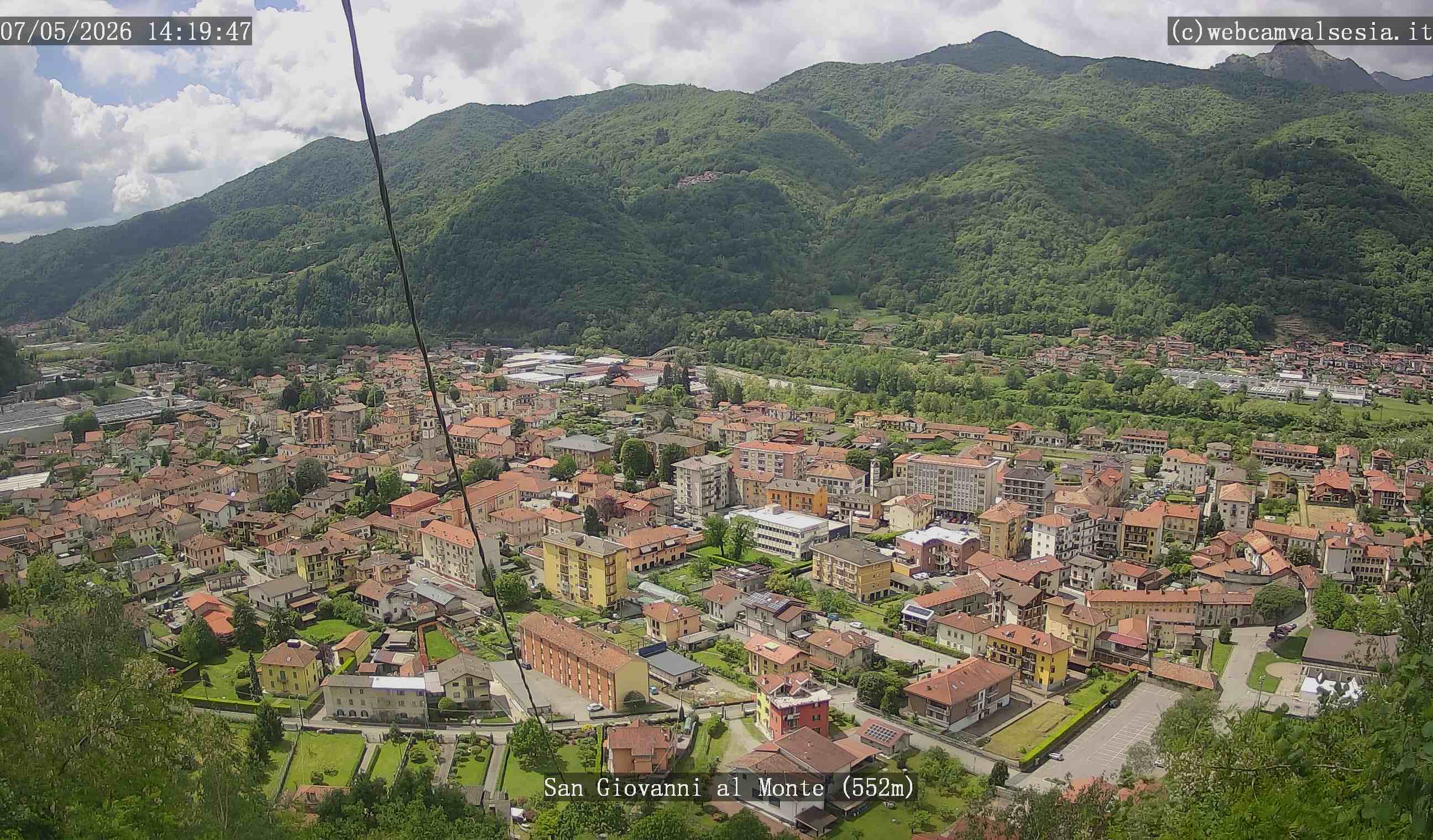 immagine della webcam nei dintorni di Pella: webcam Quarona