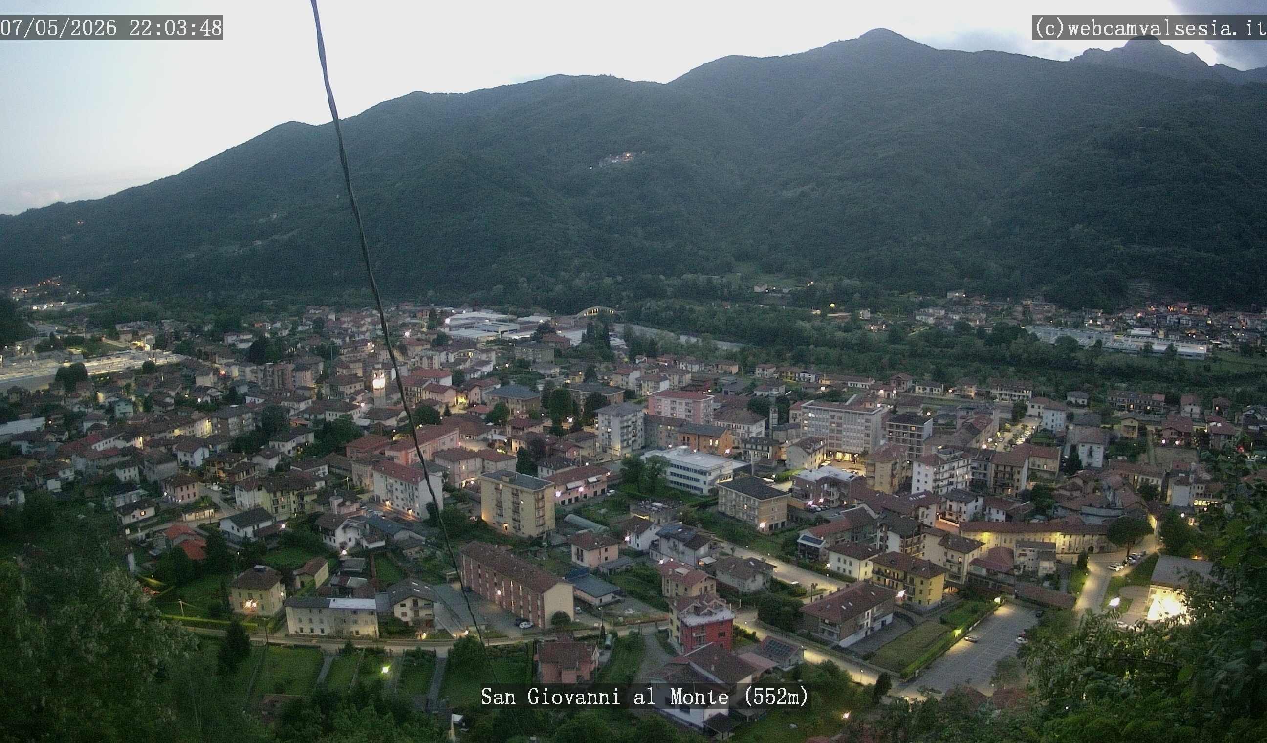 immagine della webcam nei dintorni di Pella: webcam Quarona