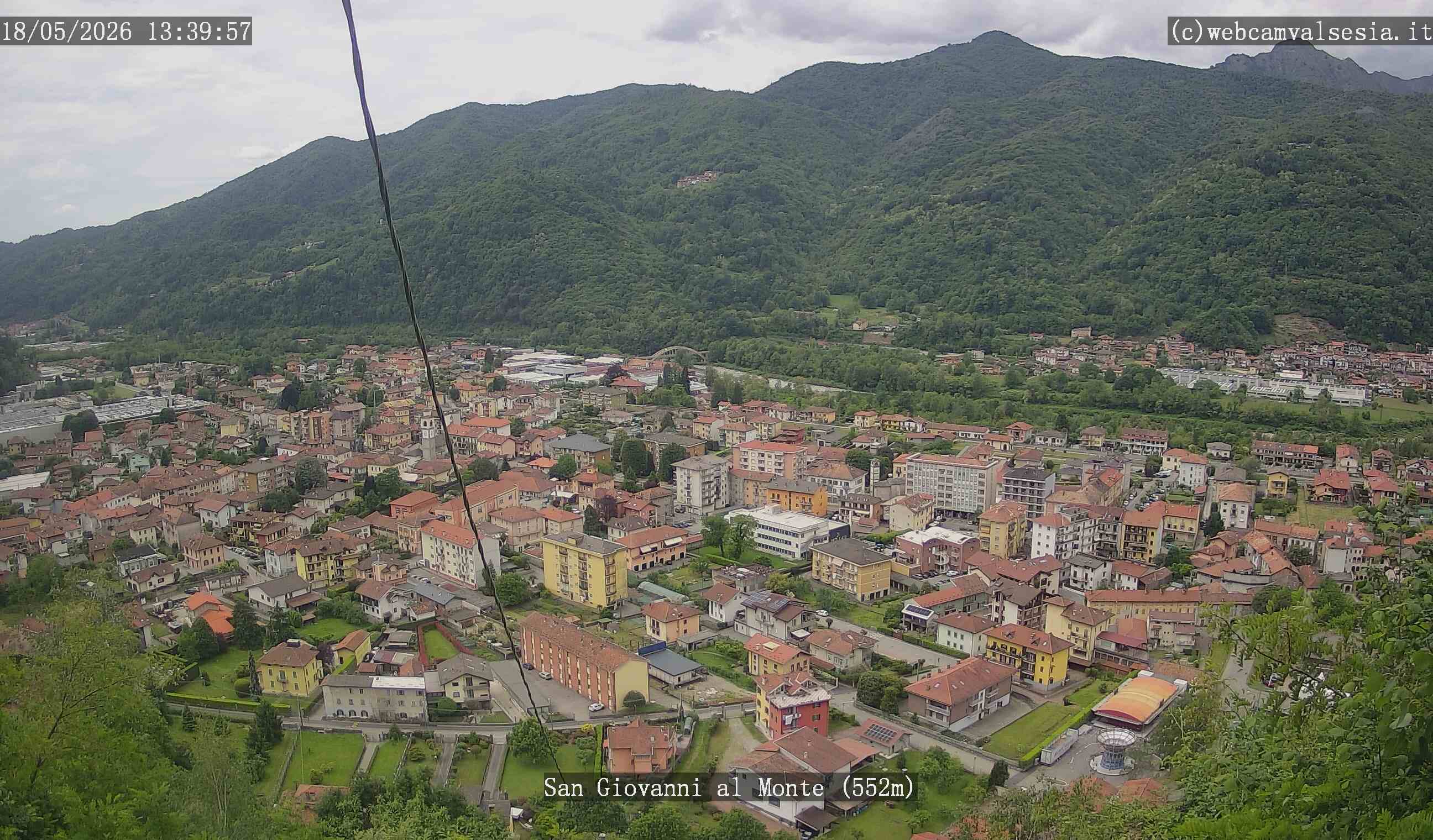 immagine della webcam nei dintorni di Borgosesia: webcam Quarona