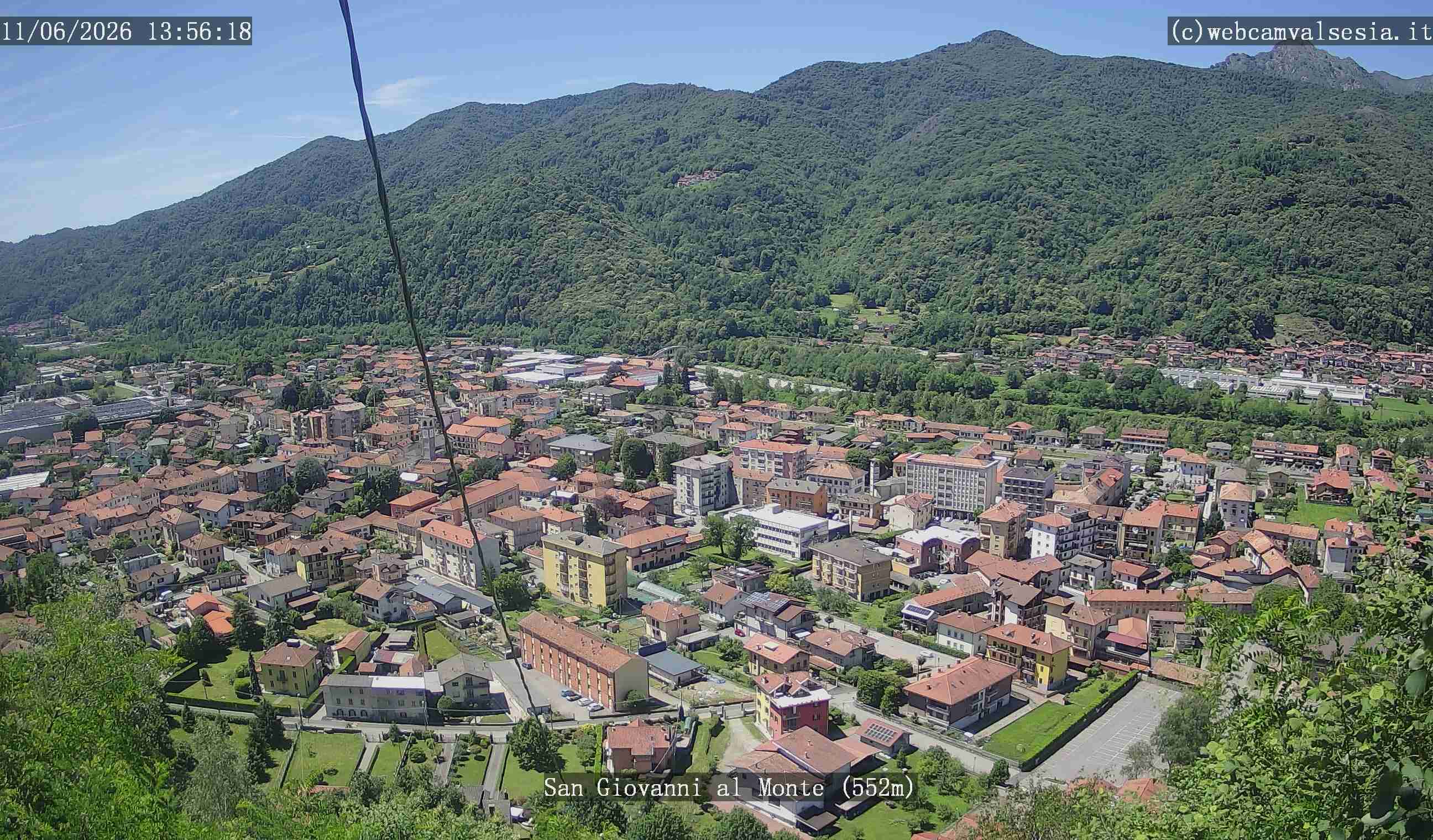 immagine della webcam nei dintorni di Fobello: webcam Quarona