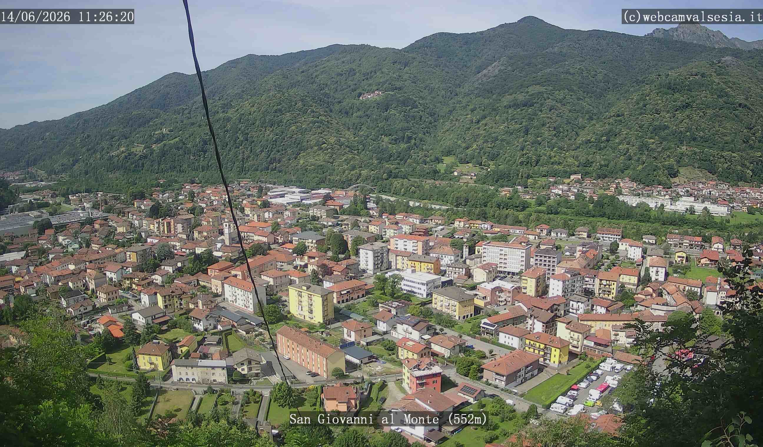 immagine della webcam nei dintorni di Scopello: webcam Quarona