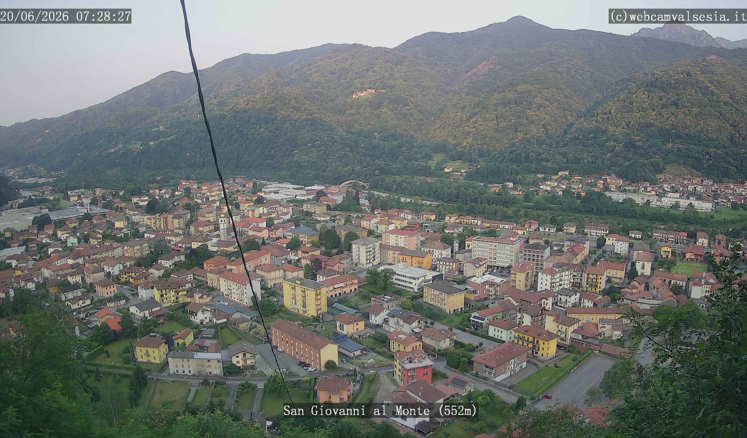 immagine della webcam nei dintorni di Scopello: webcam Quarona