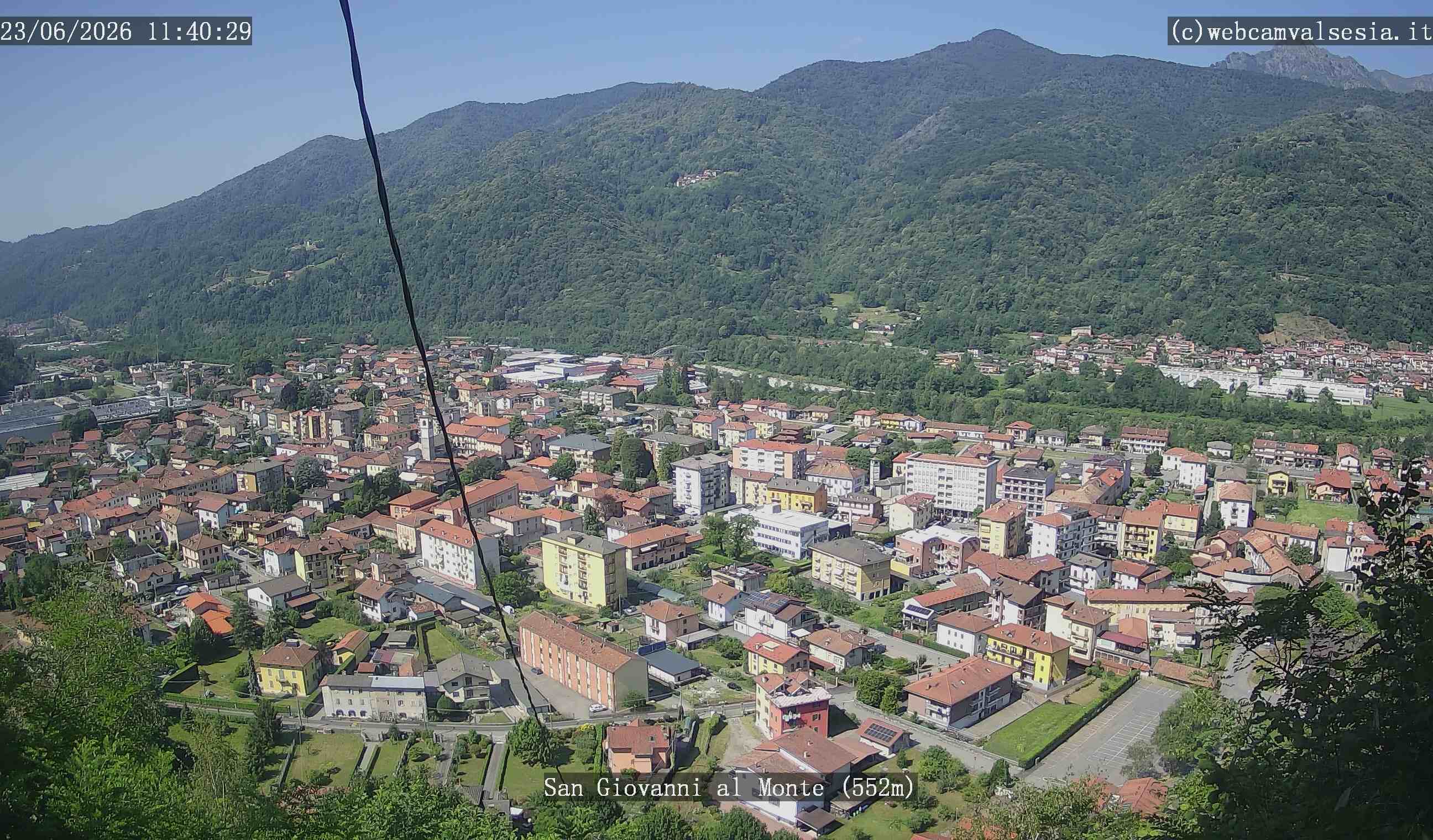 immagine della webcam nei dintorni di Pella: webcam Quarona