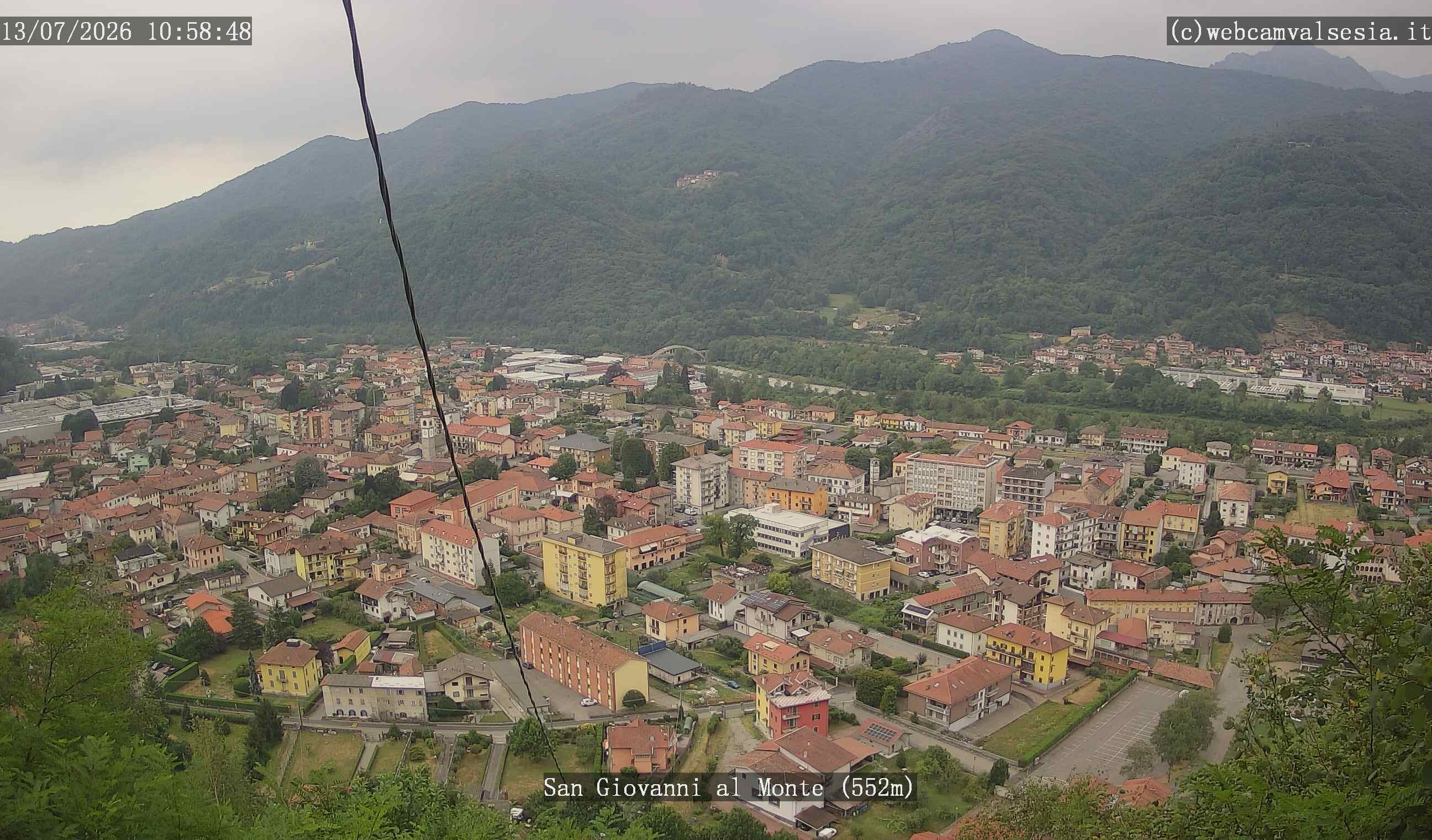 immagine della webcam nei dintorni di Bielmonte: webcam Quarona