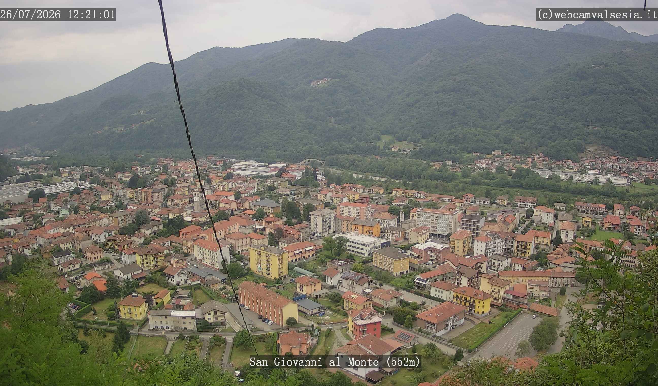 immagine della webcam nei dintorni di Borgomanero: webcam Quarona